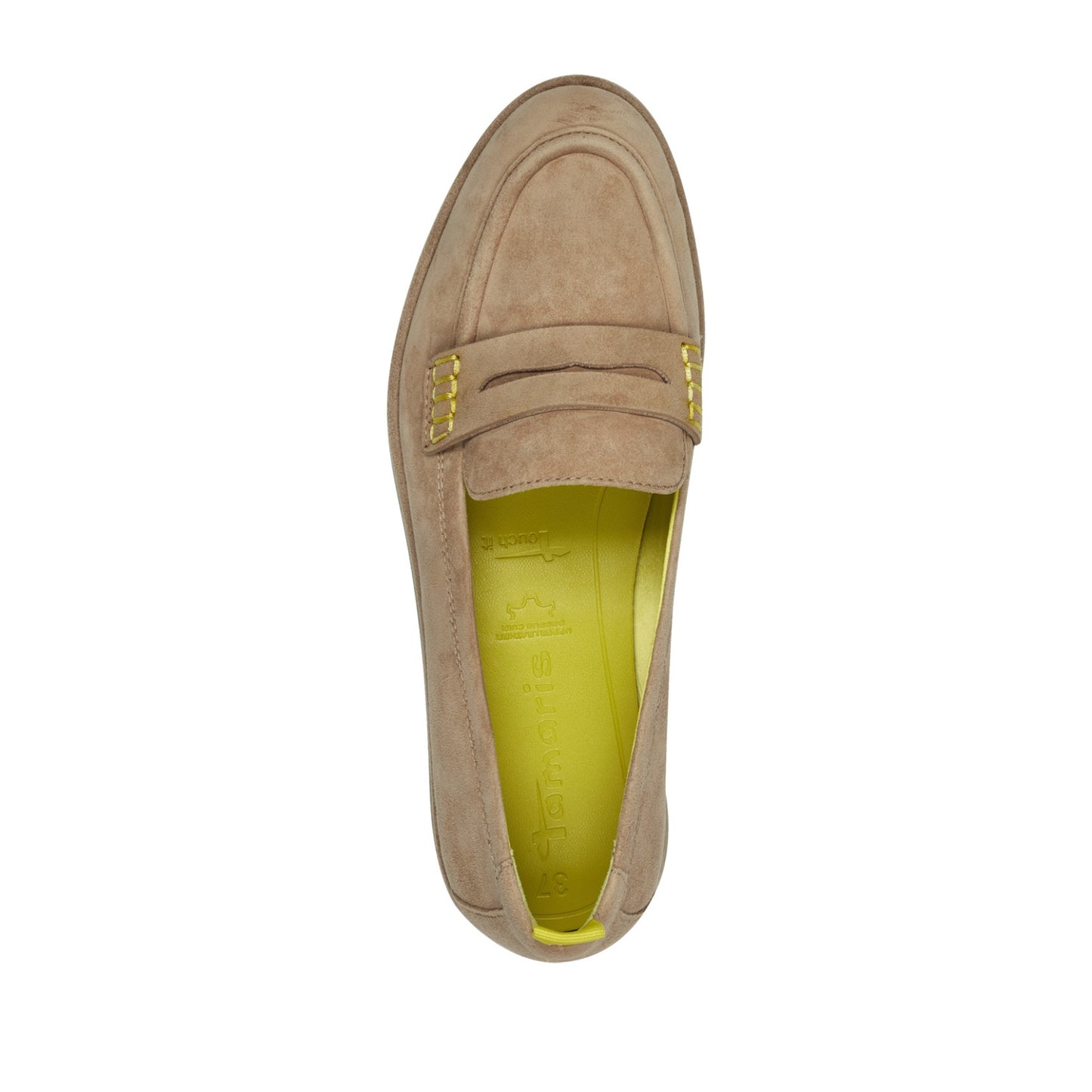 Women's Beige Moccasins