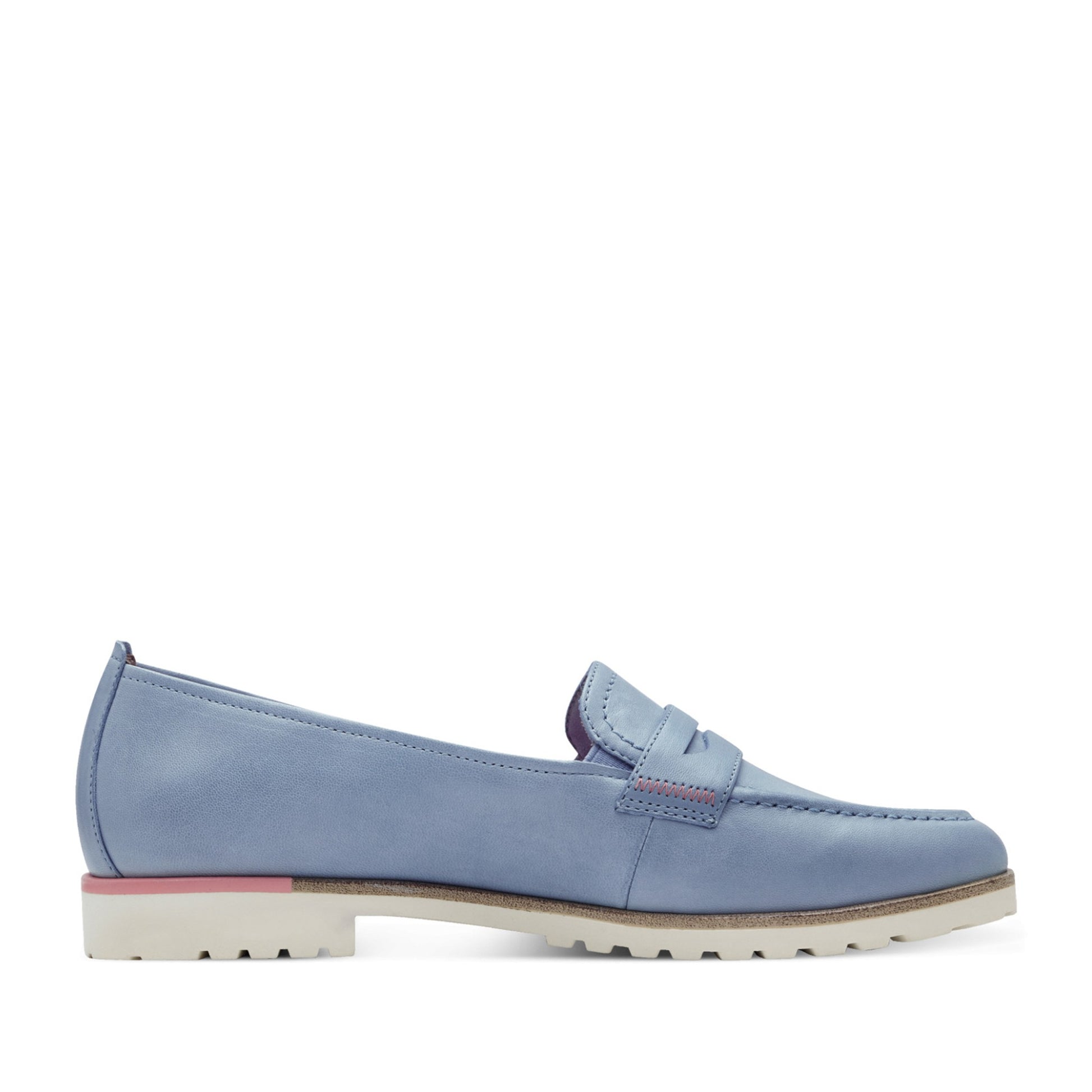 Women's Blue Moccasins