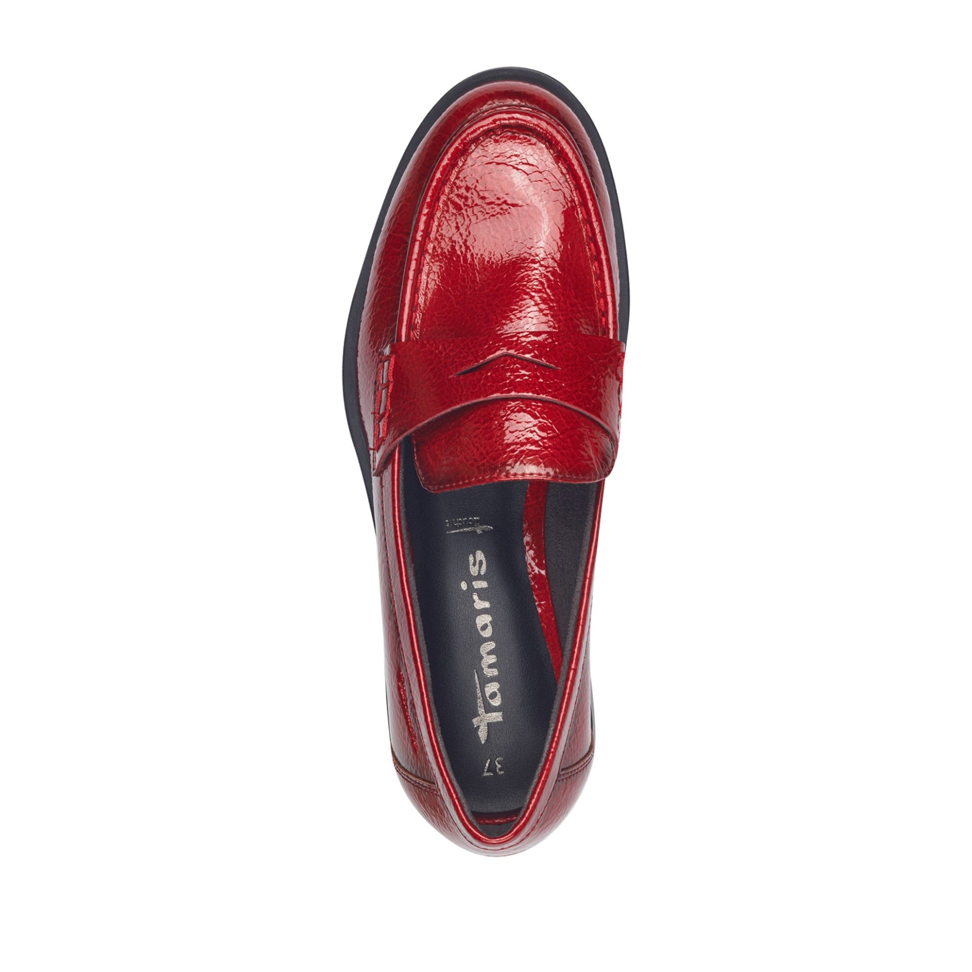 Women's Red Loafers
