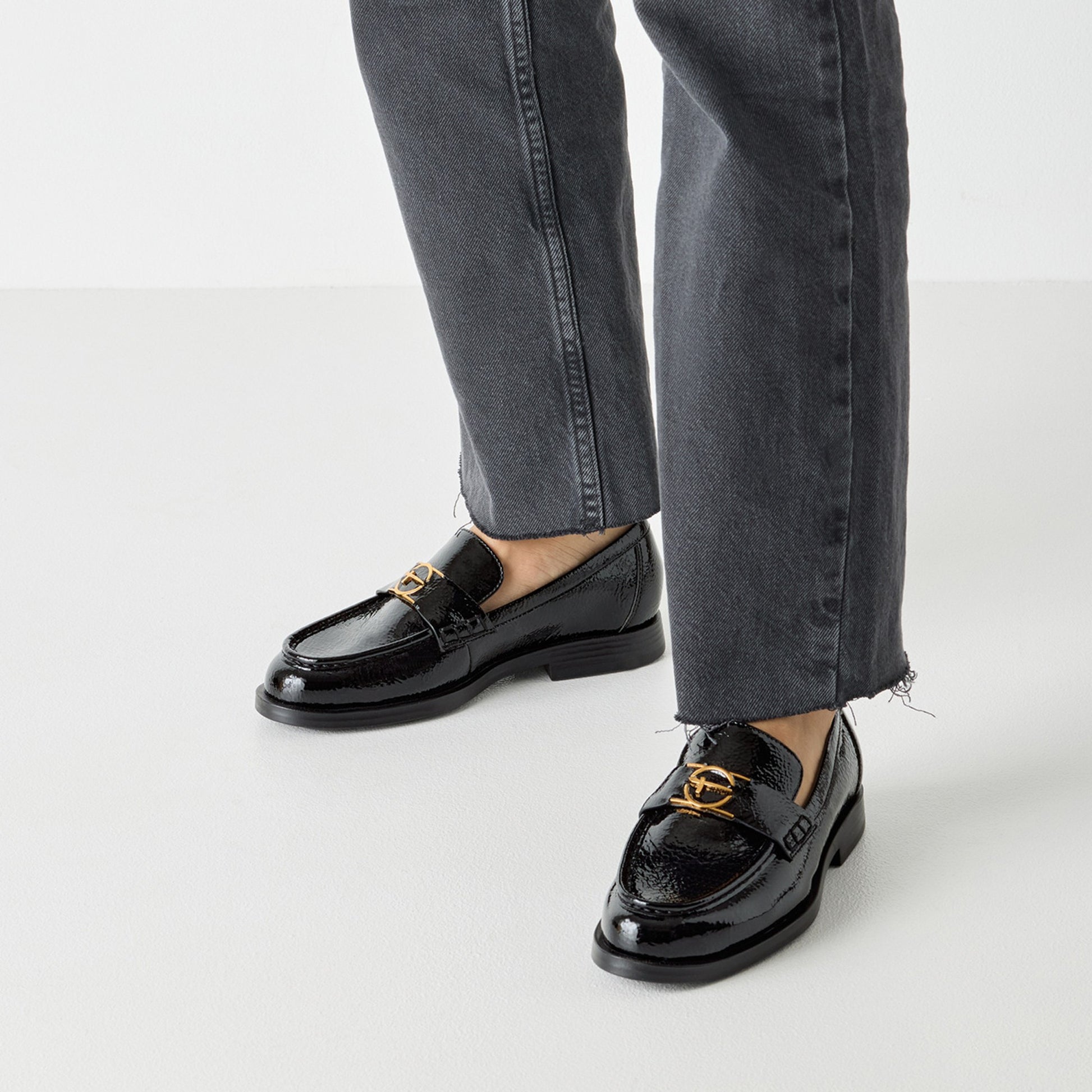Women's Black Loafers