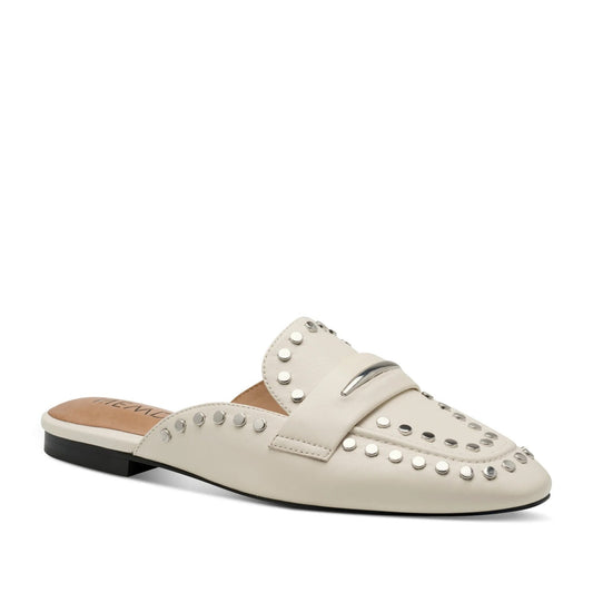 Women's Beige Mule Slippers