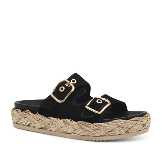 Women's Black Mule Slippers