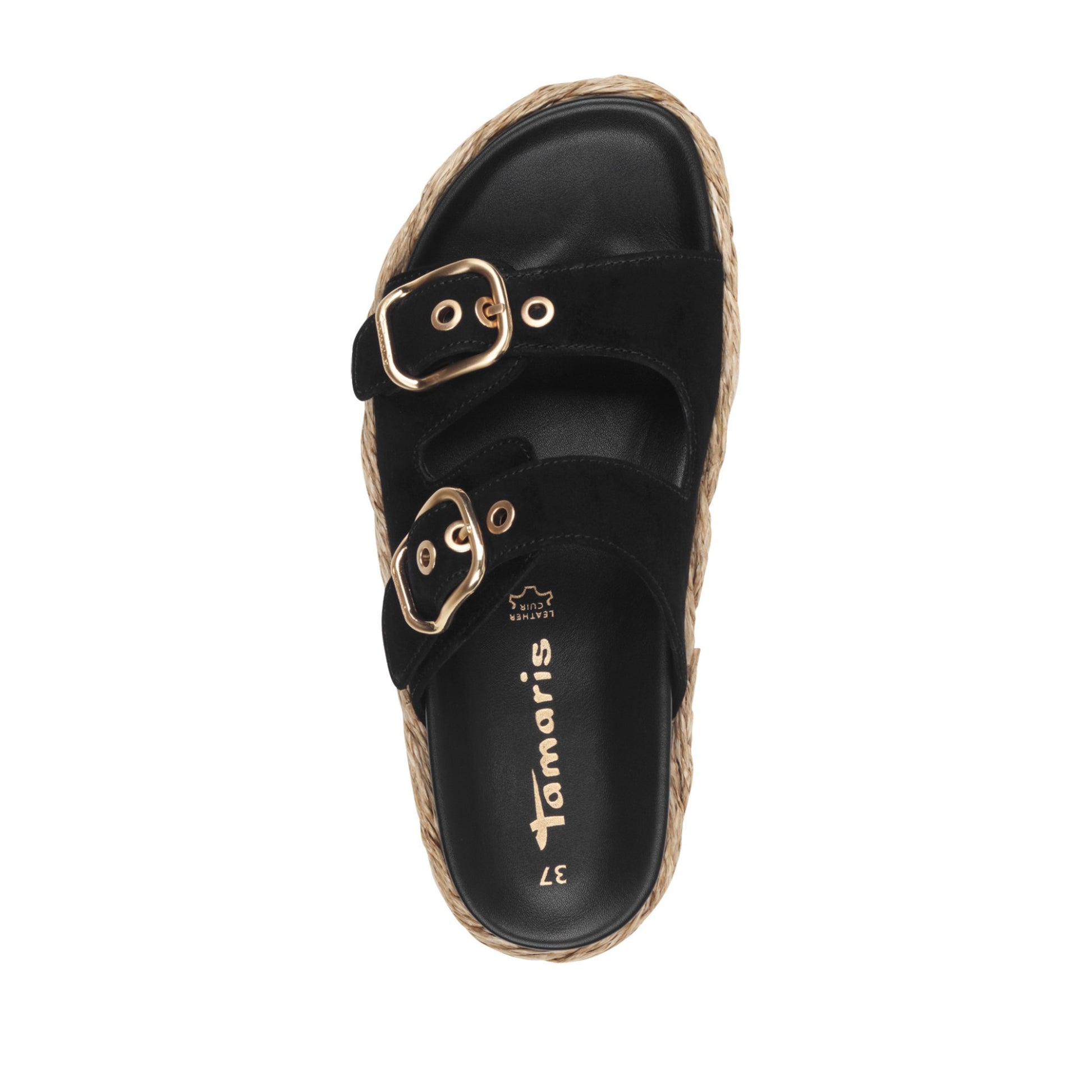 Women's Black Mule Slippers