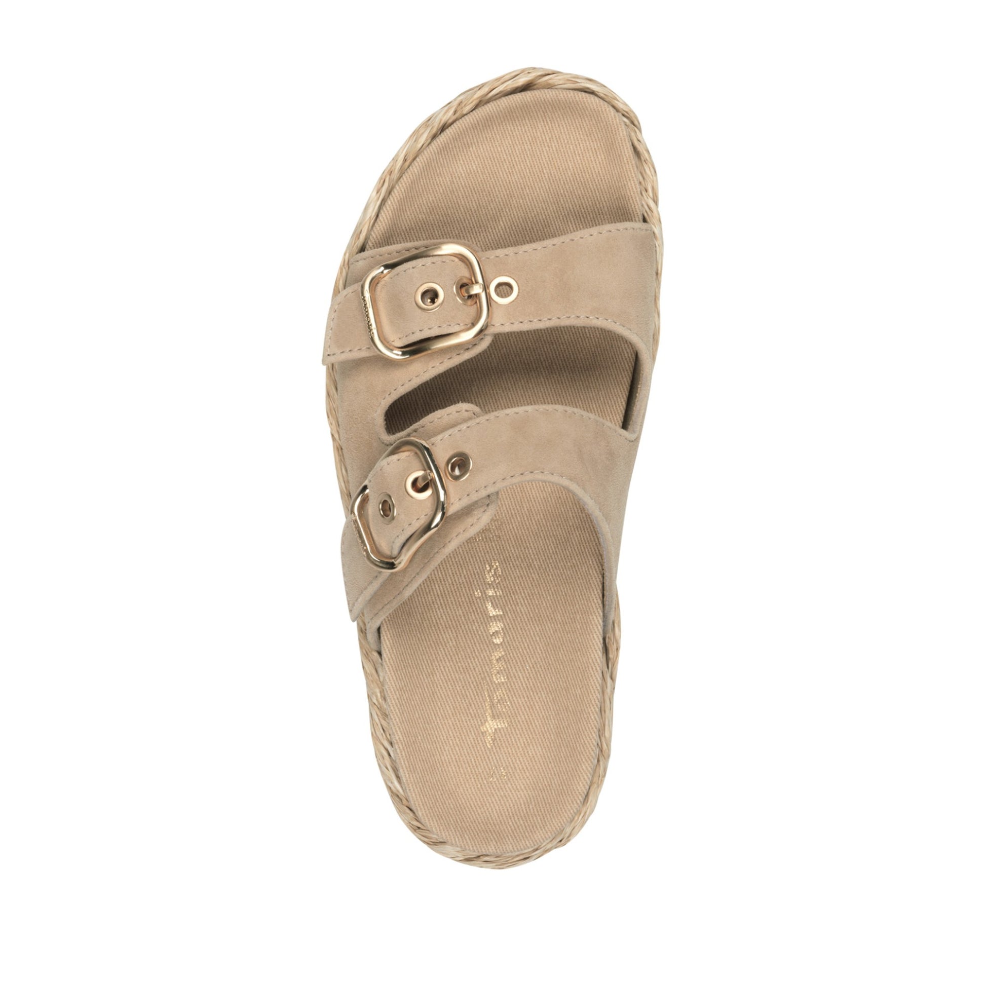 Women's Beige Mule Slippers