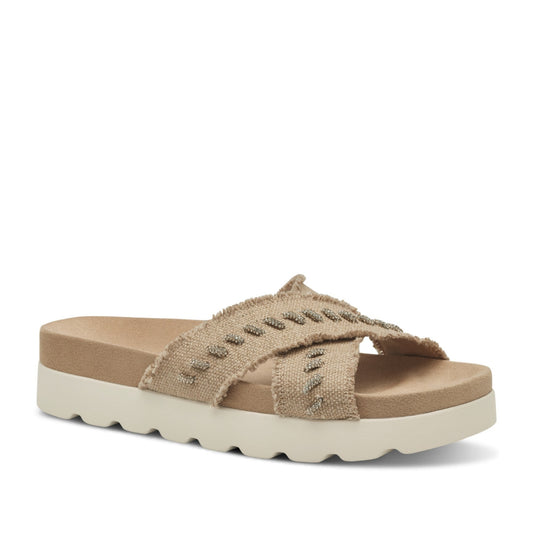 Women's Beige Slippers