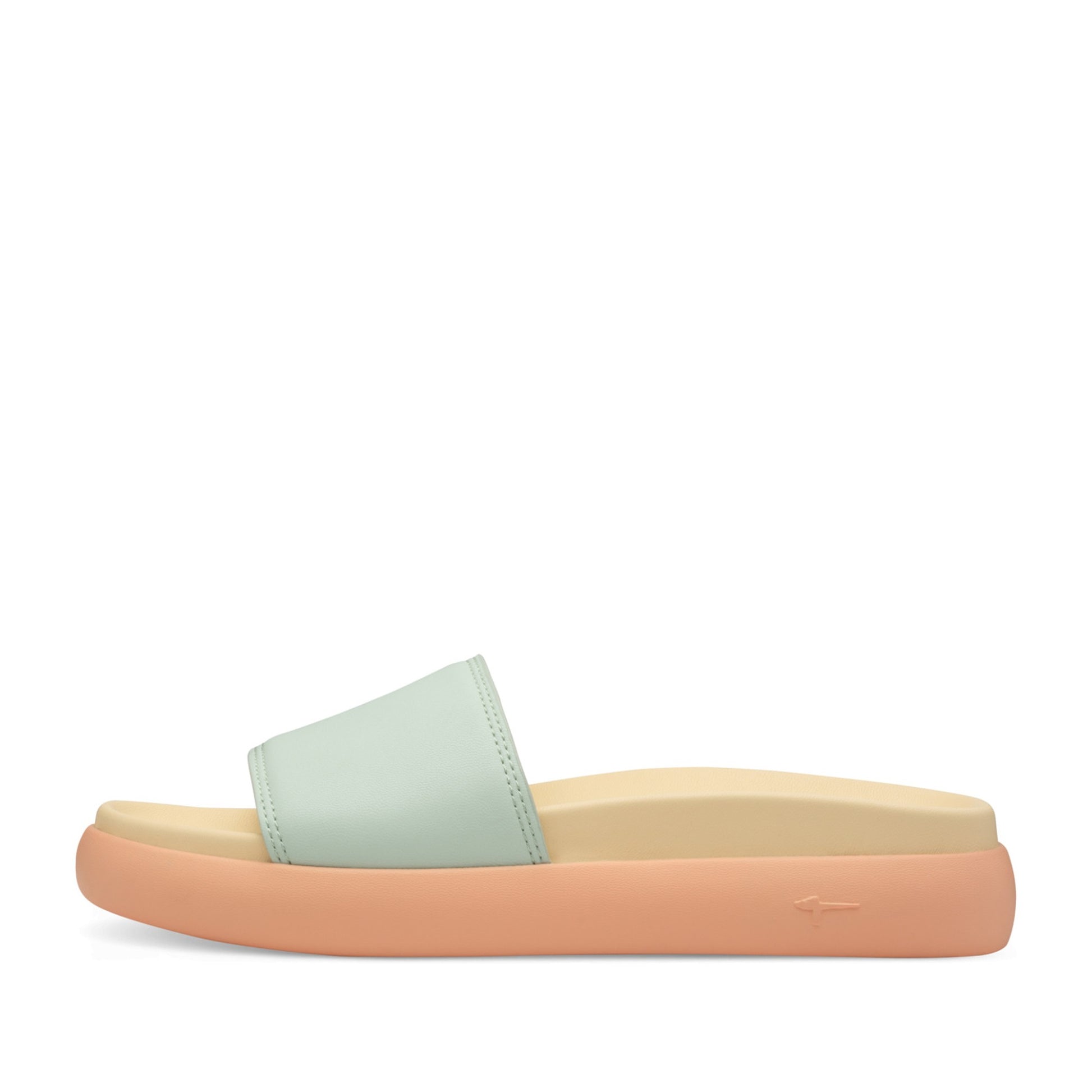 Women's Blue Open-Toe Slippers