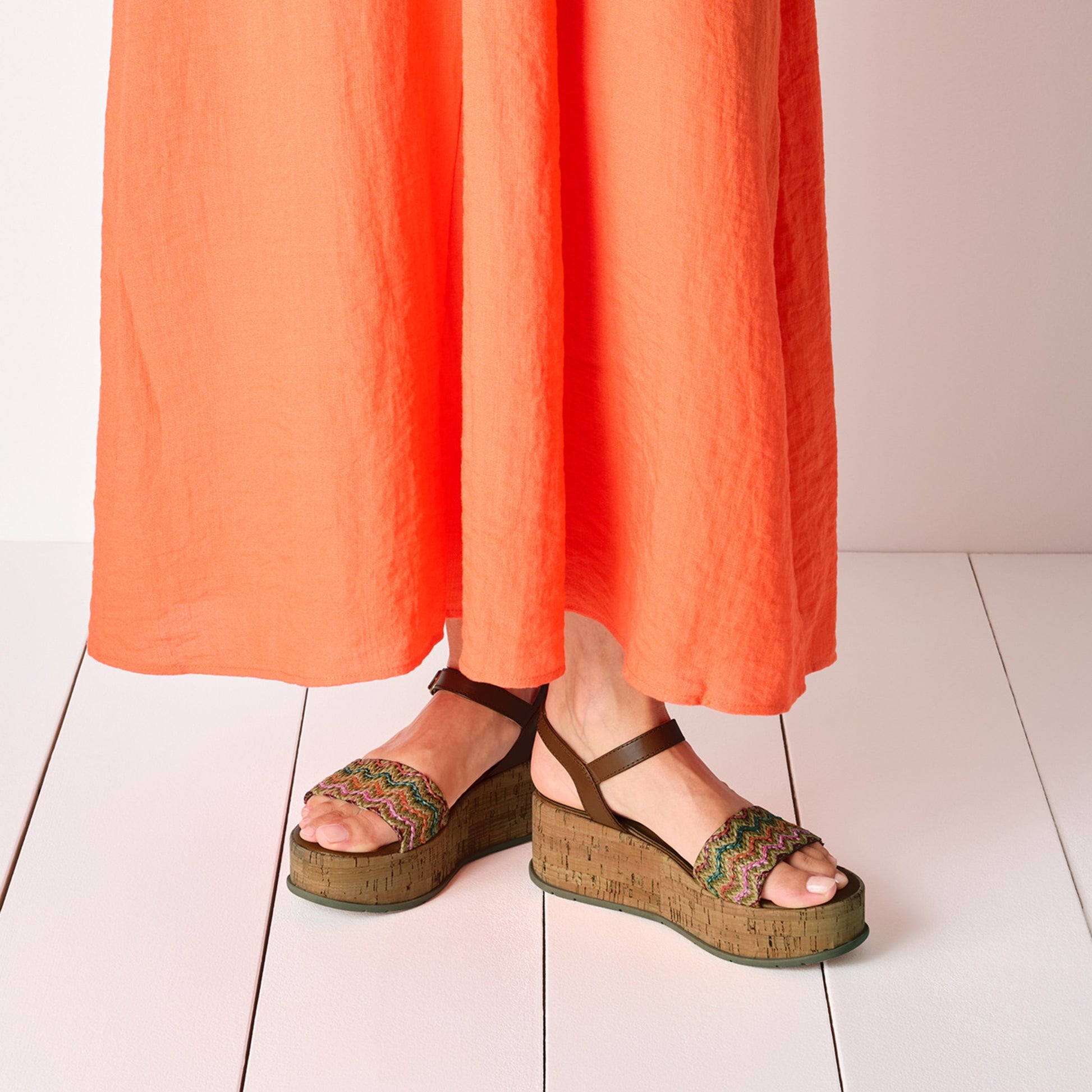 Women's Orange Sandals