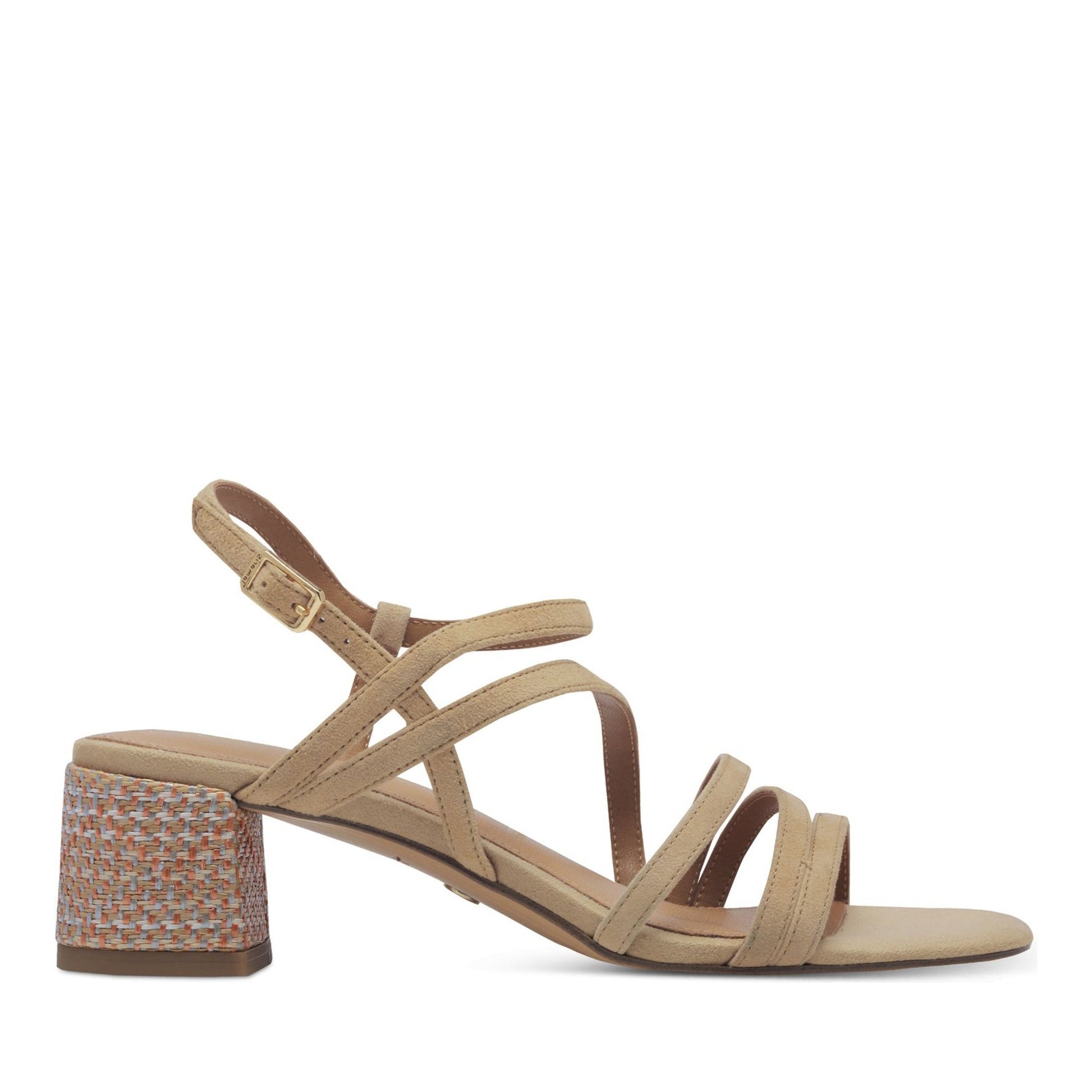 Women's Beige Open-Toe Sandals