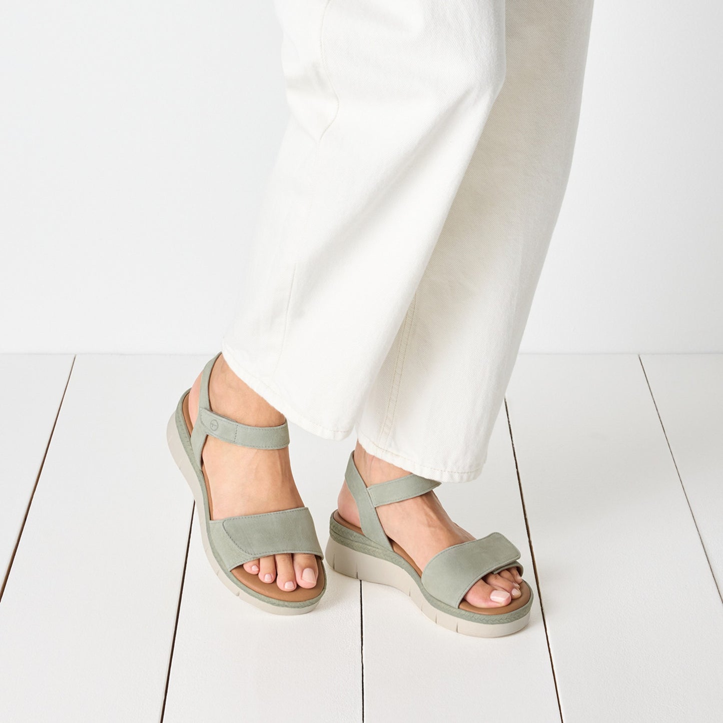 Women's Green Sandals