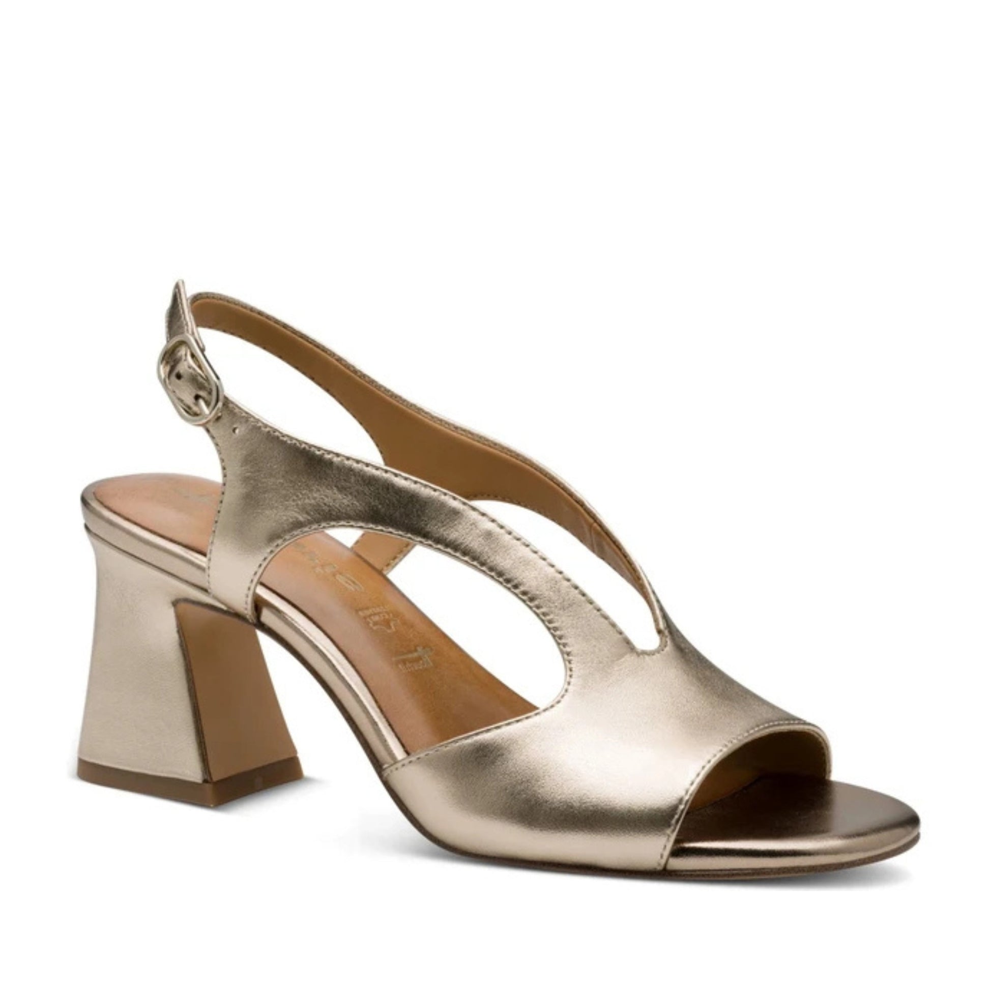 Women's Gold Dress Pumps