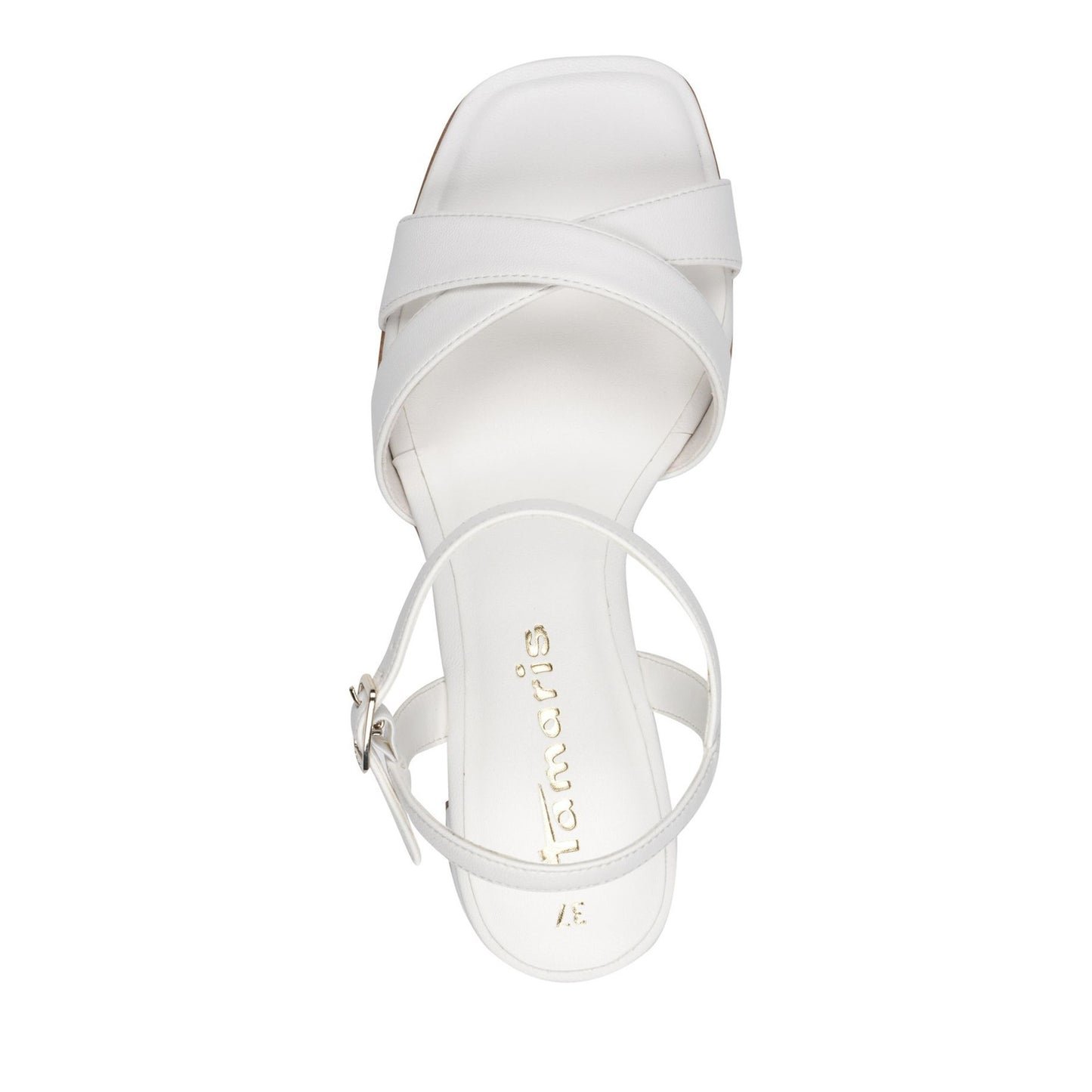 Women's White Open-Toe Sandals