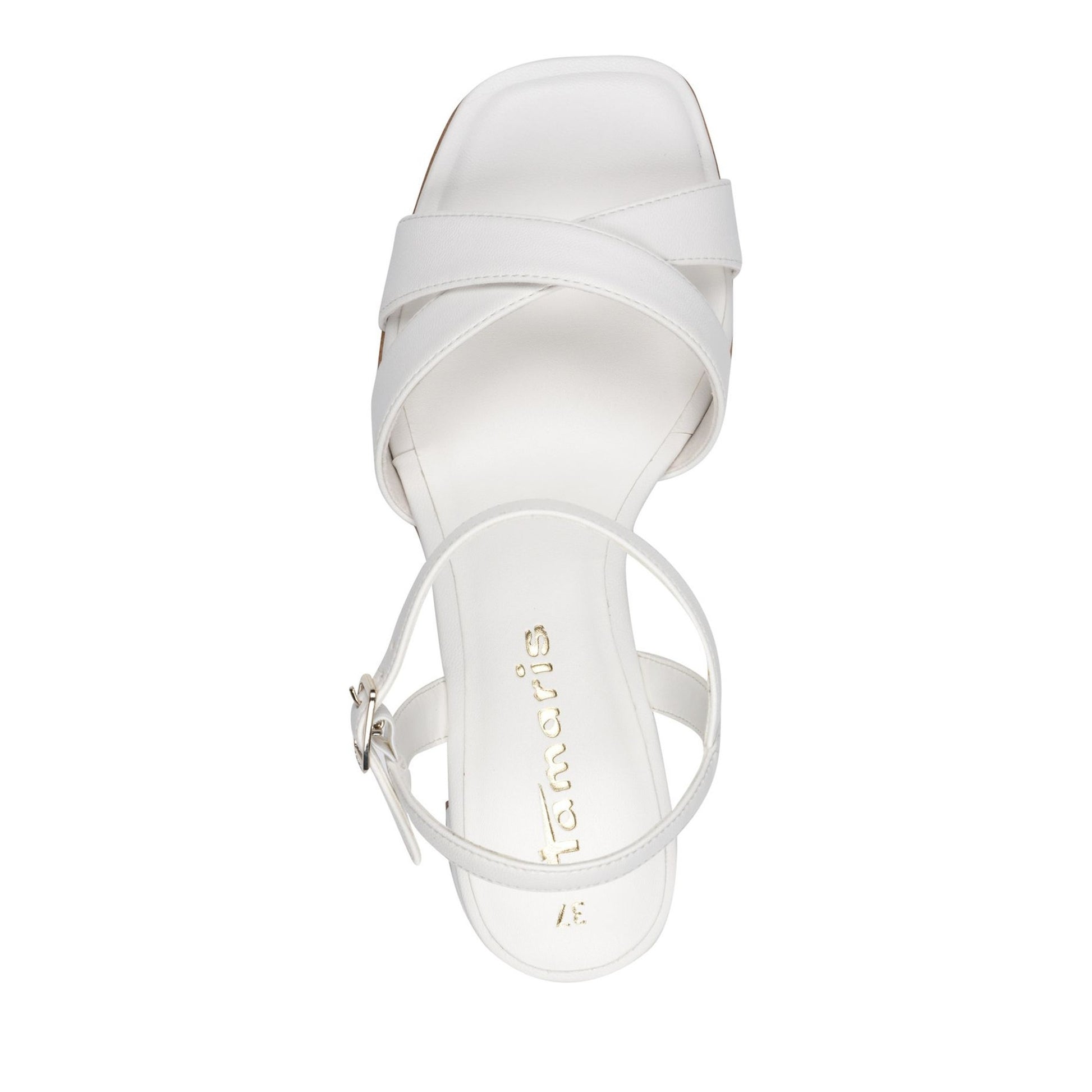 Women's White Open-Toe Sandals