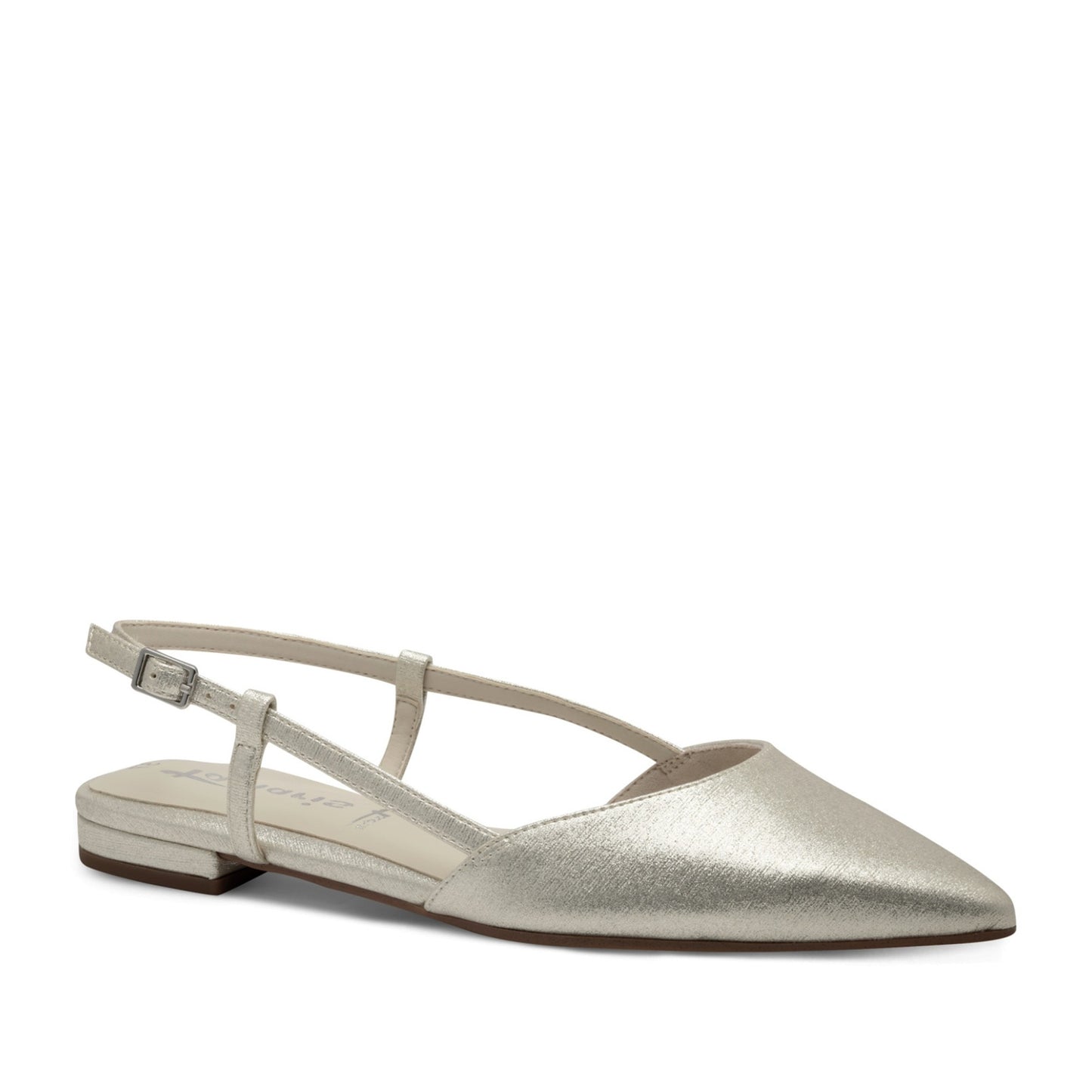 Women's Silver Dress Ballet Flats