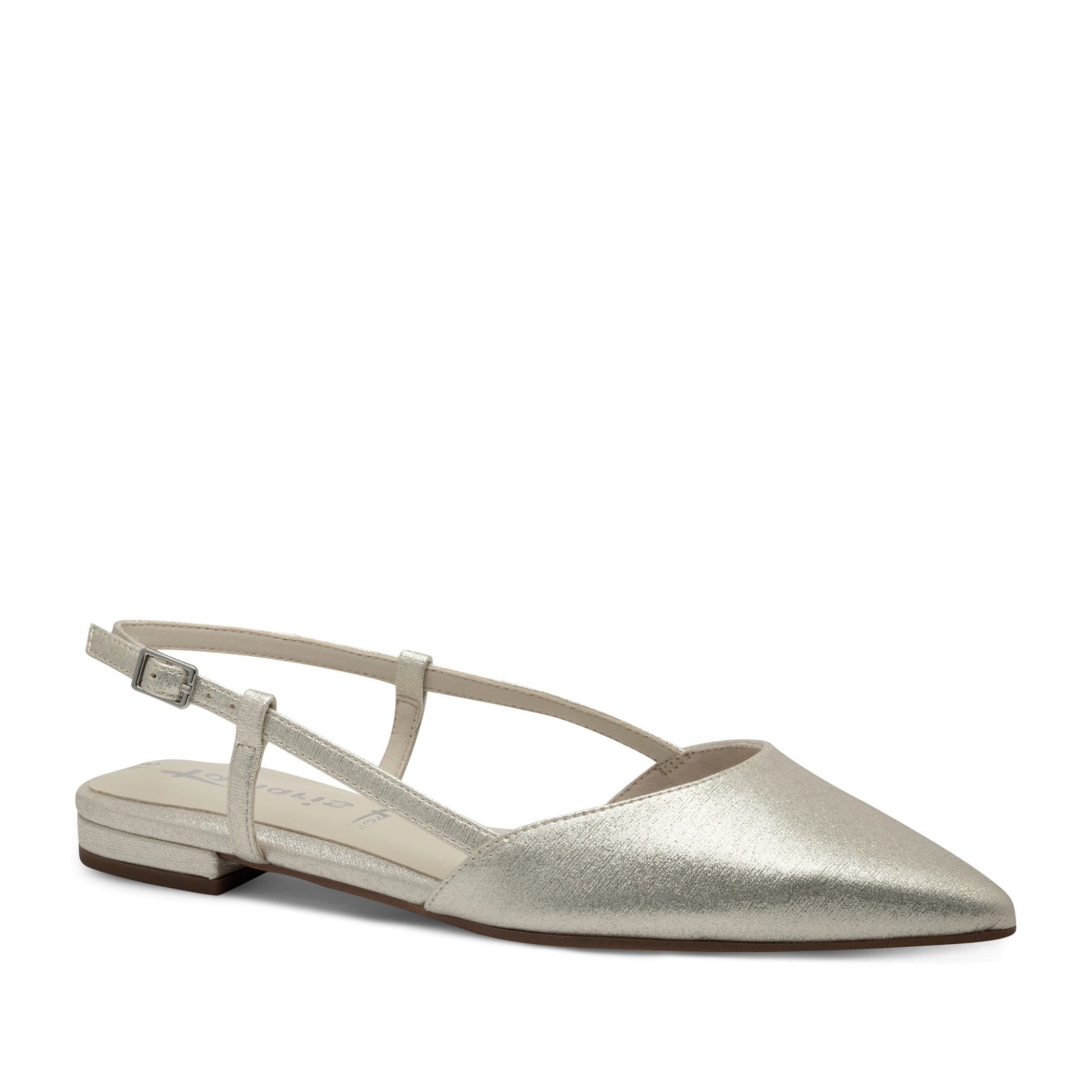 Women's Silver Dress Ballet Flats