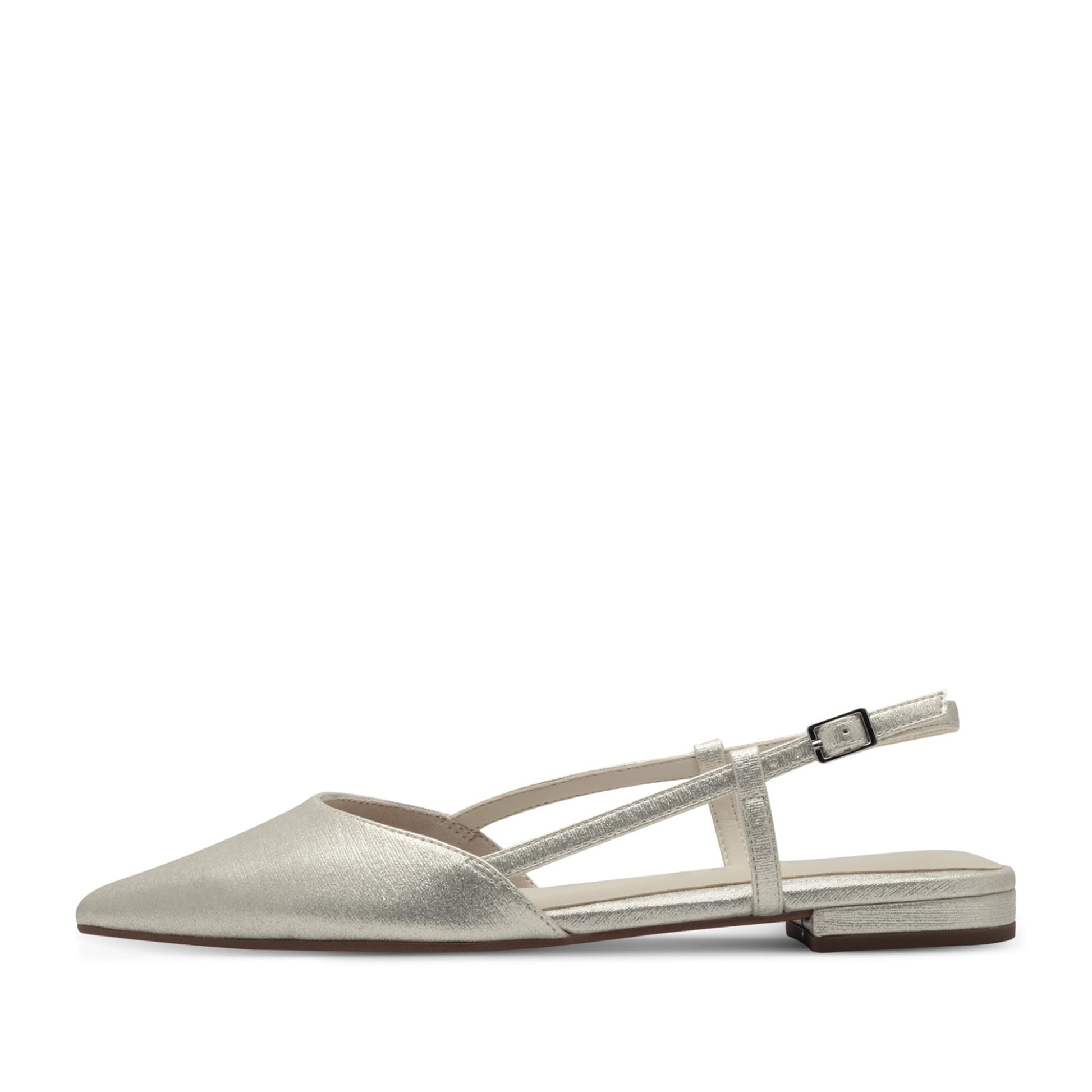 Women's Silver Dress Ballet Flats