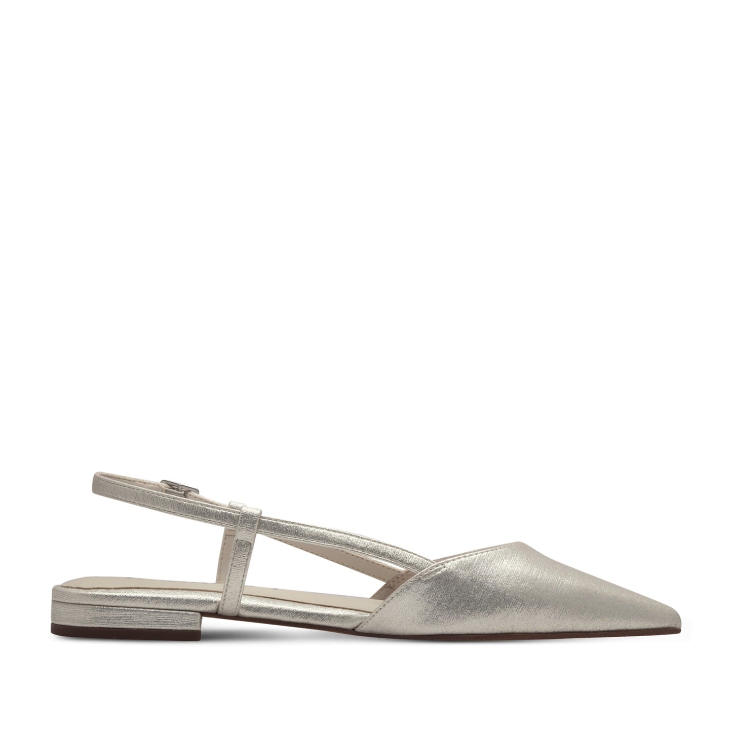 Women's Silver Dress Ballet Flats