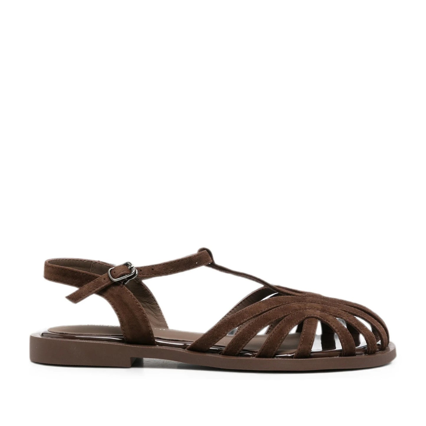 Women's Brown Open-Toe Sandals