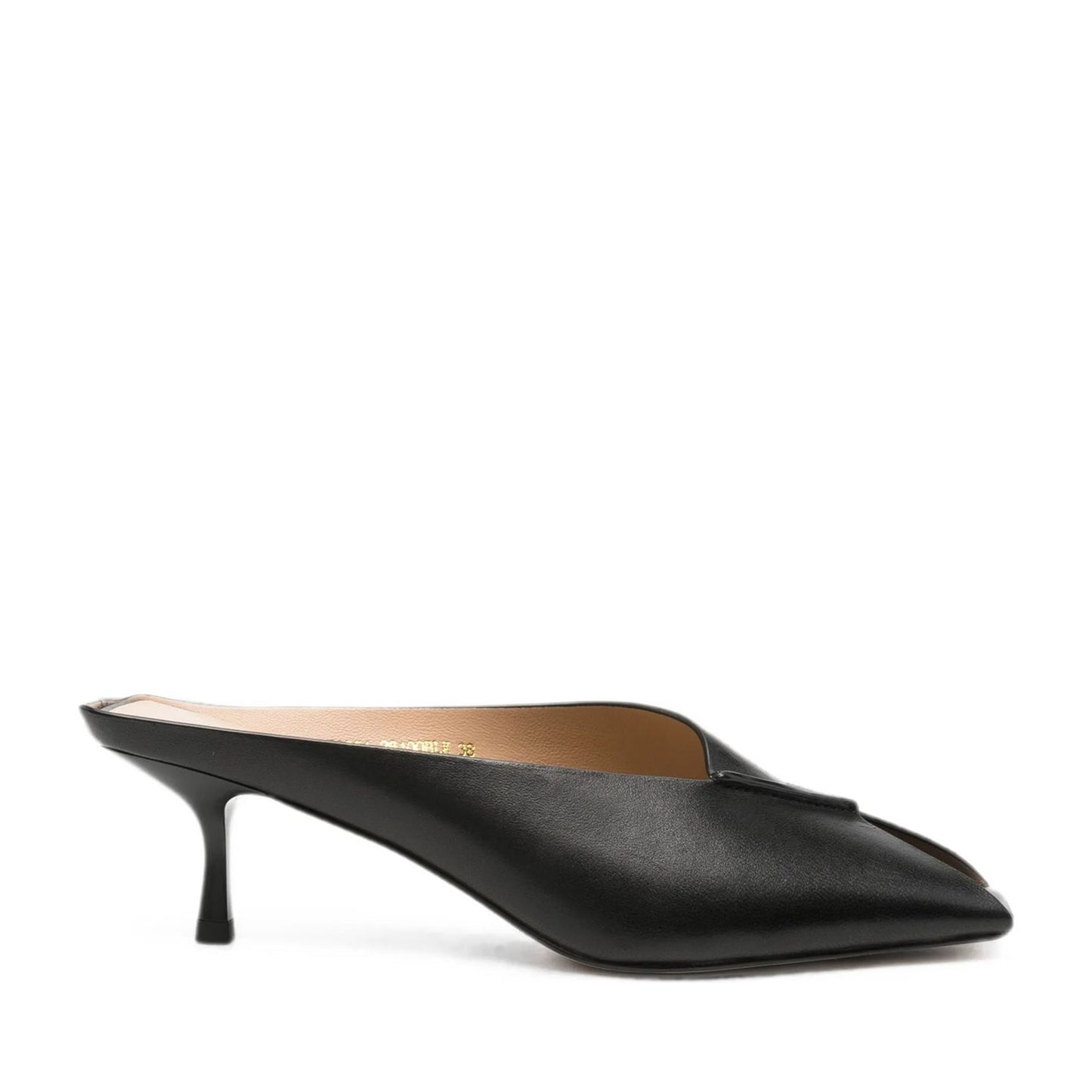 Women's Black Dress Open-Toe Slippers