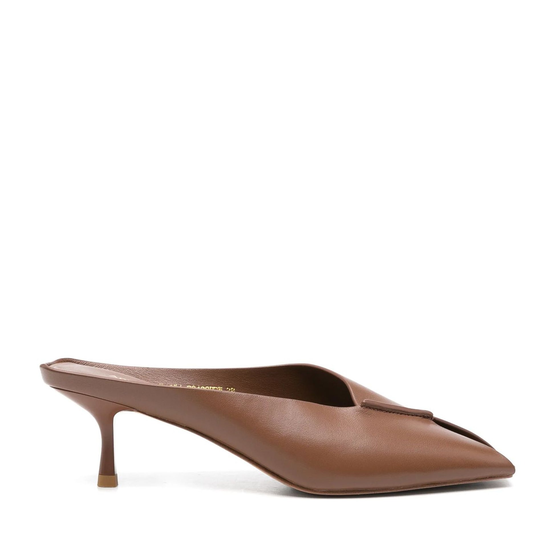 Women's Brown Dress Open-Toe Slippers