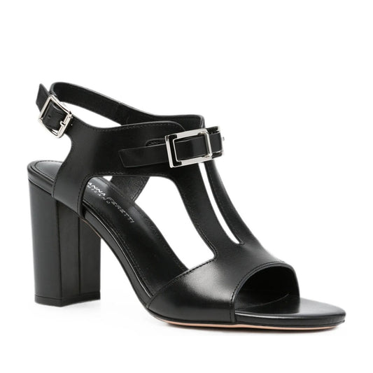 Women's Black Open-Toe Sandals