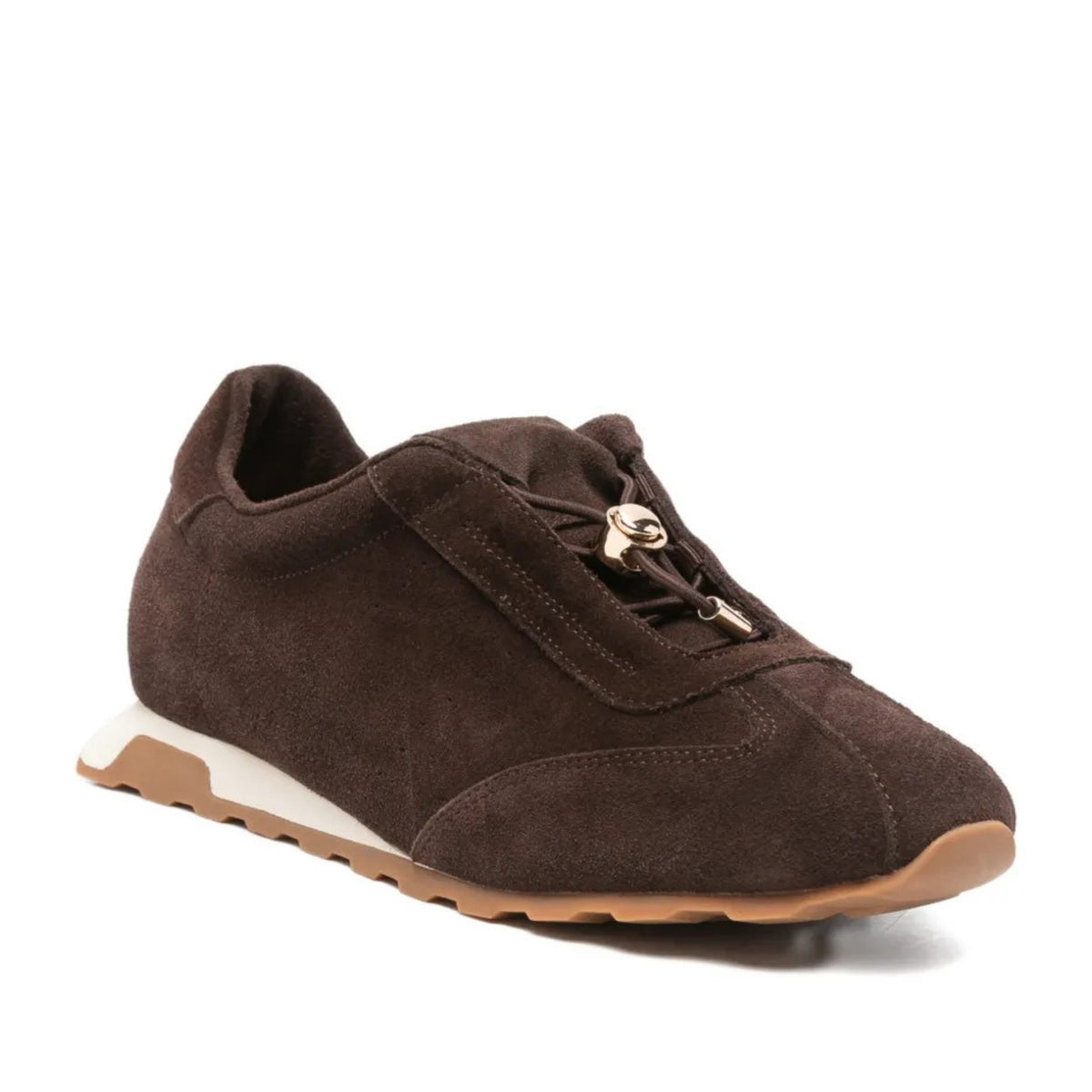 Women's Brown Wedge Fashion Sneakers