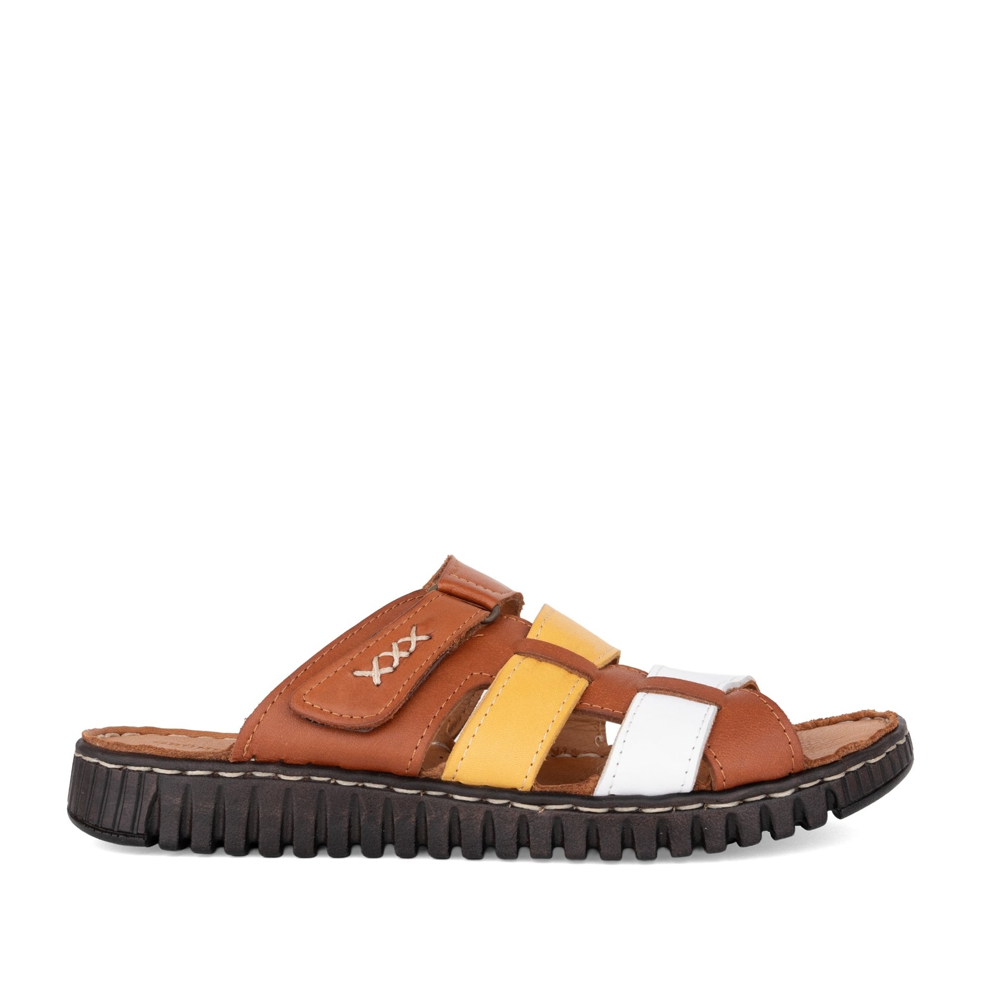 Women's Multicolor Open-Toe Slippers