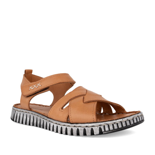 Women's Brown Open-Toe Sandals