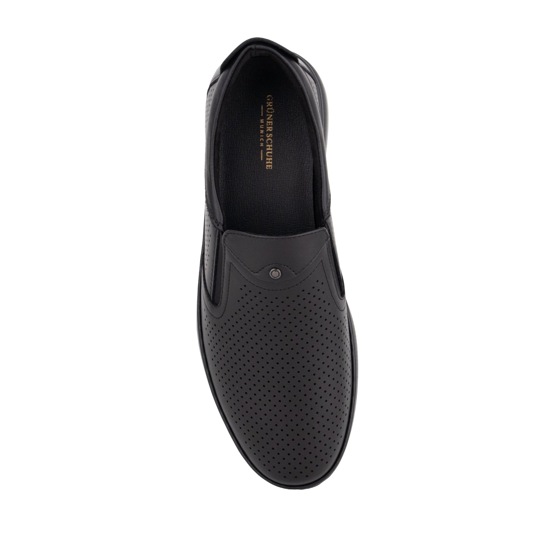 Men's Black Wedge Fashion Sneakers