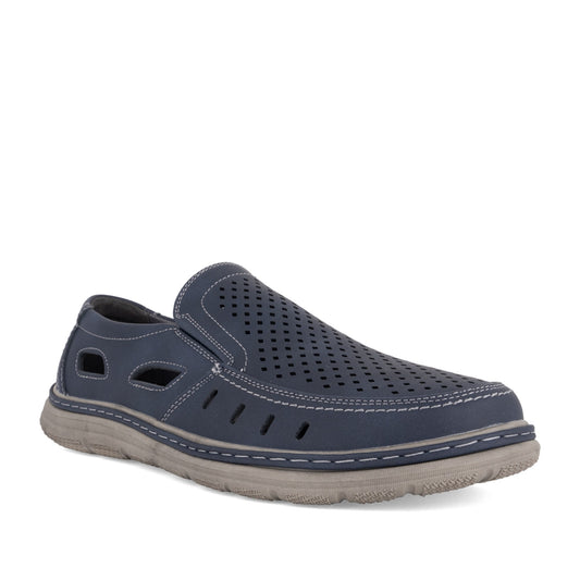 Men's Blue Wedge Fashion Sneakers