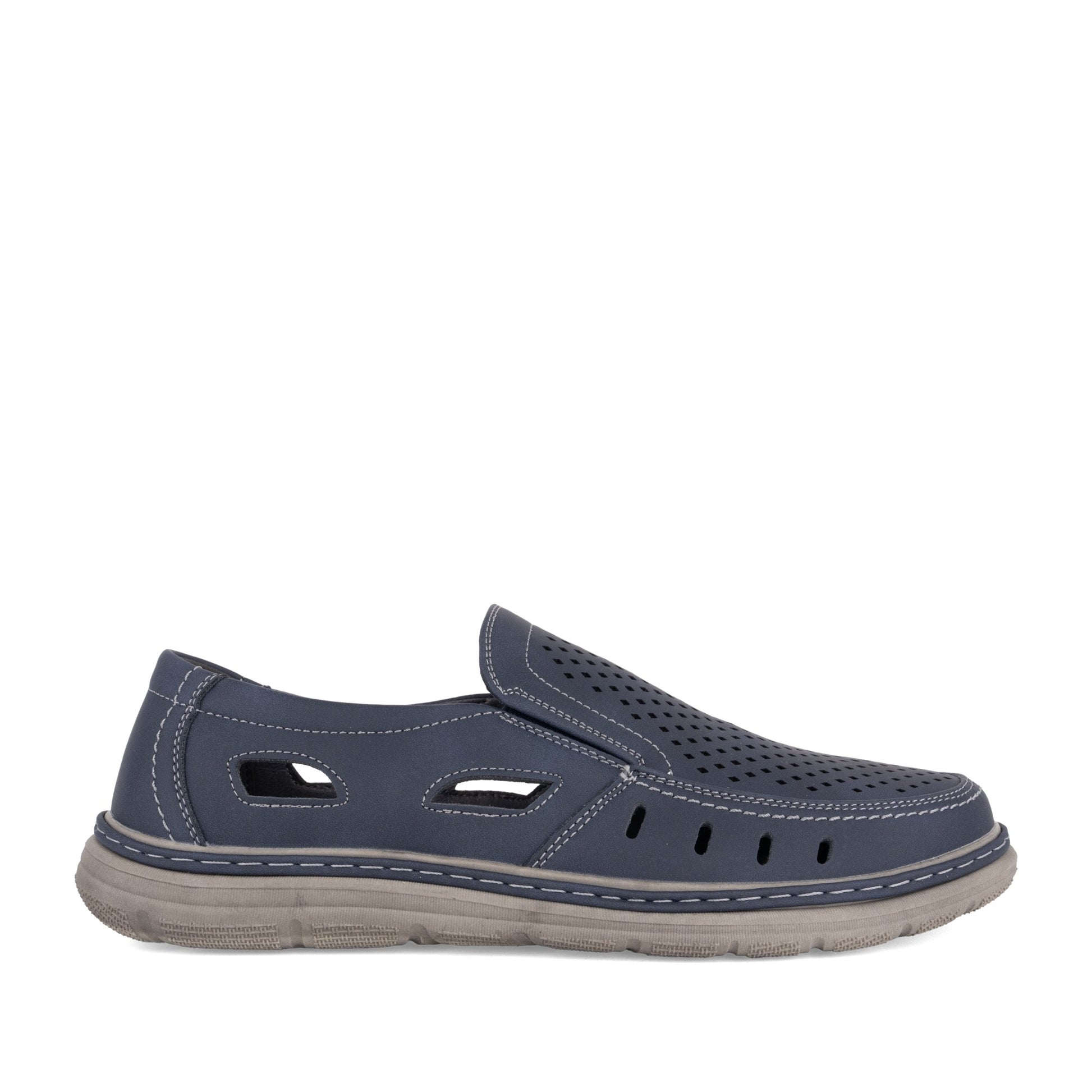 Men's Blue Wedge Fashion Sneakers