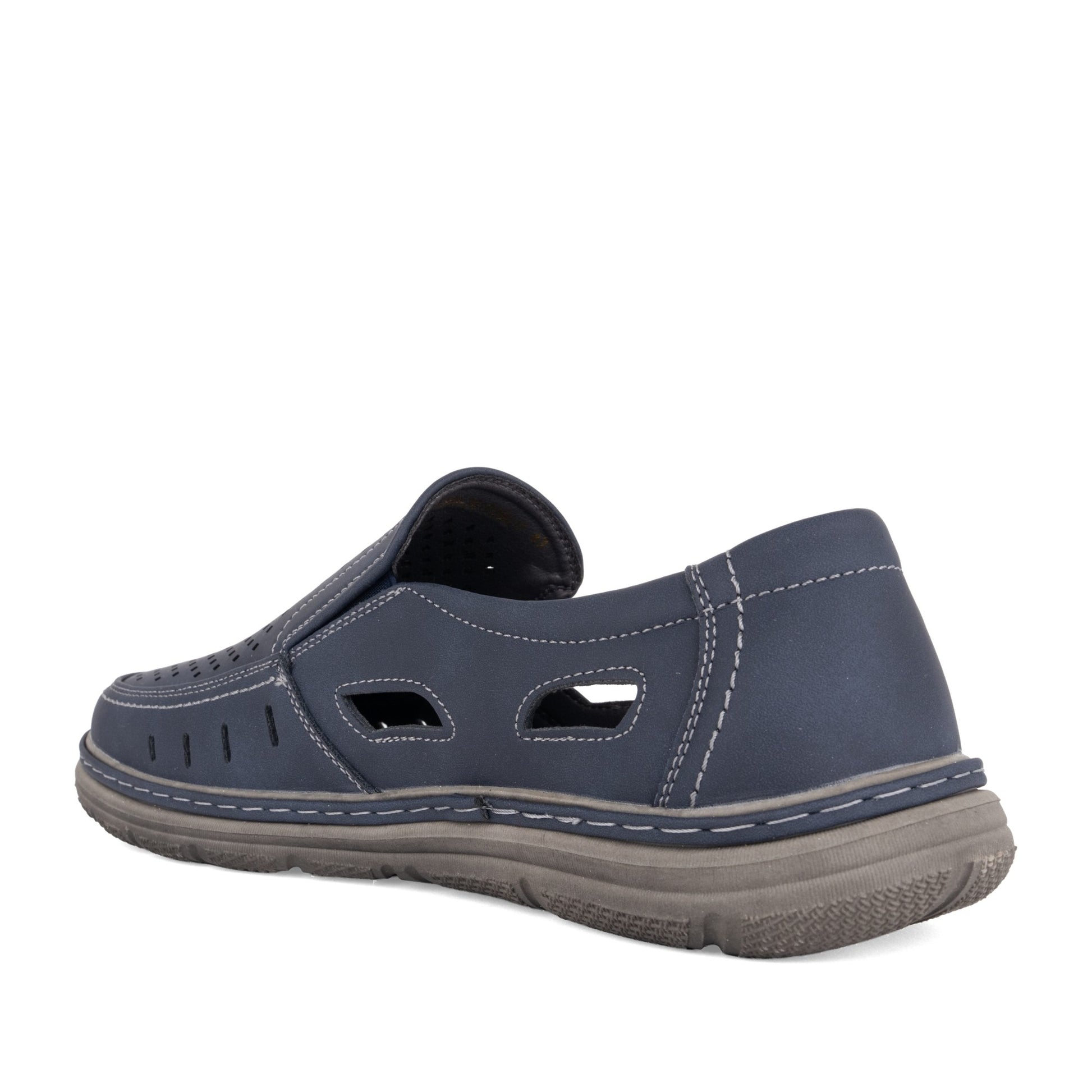 Men's Blue Wedge Fashion Sneakers