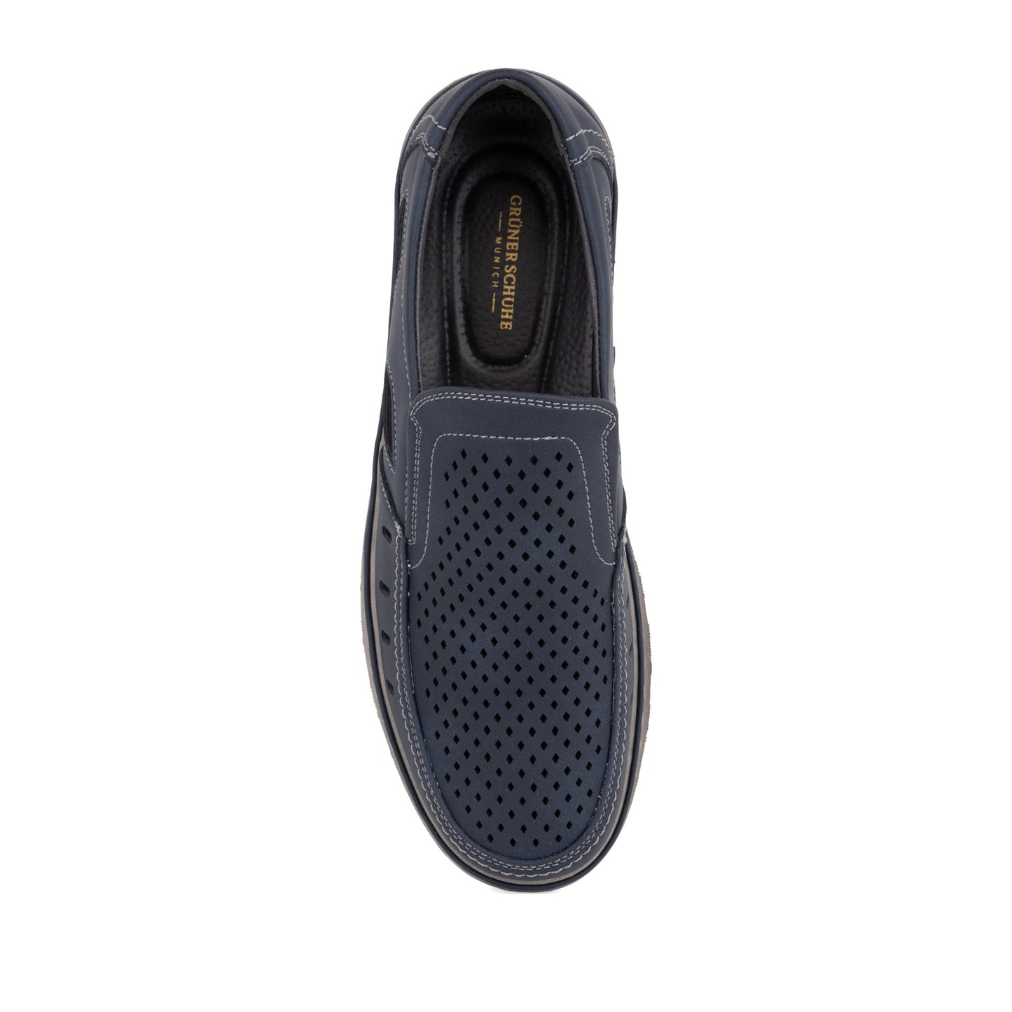 Men's Blue Wedge Fashion Sneakers