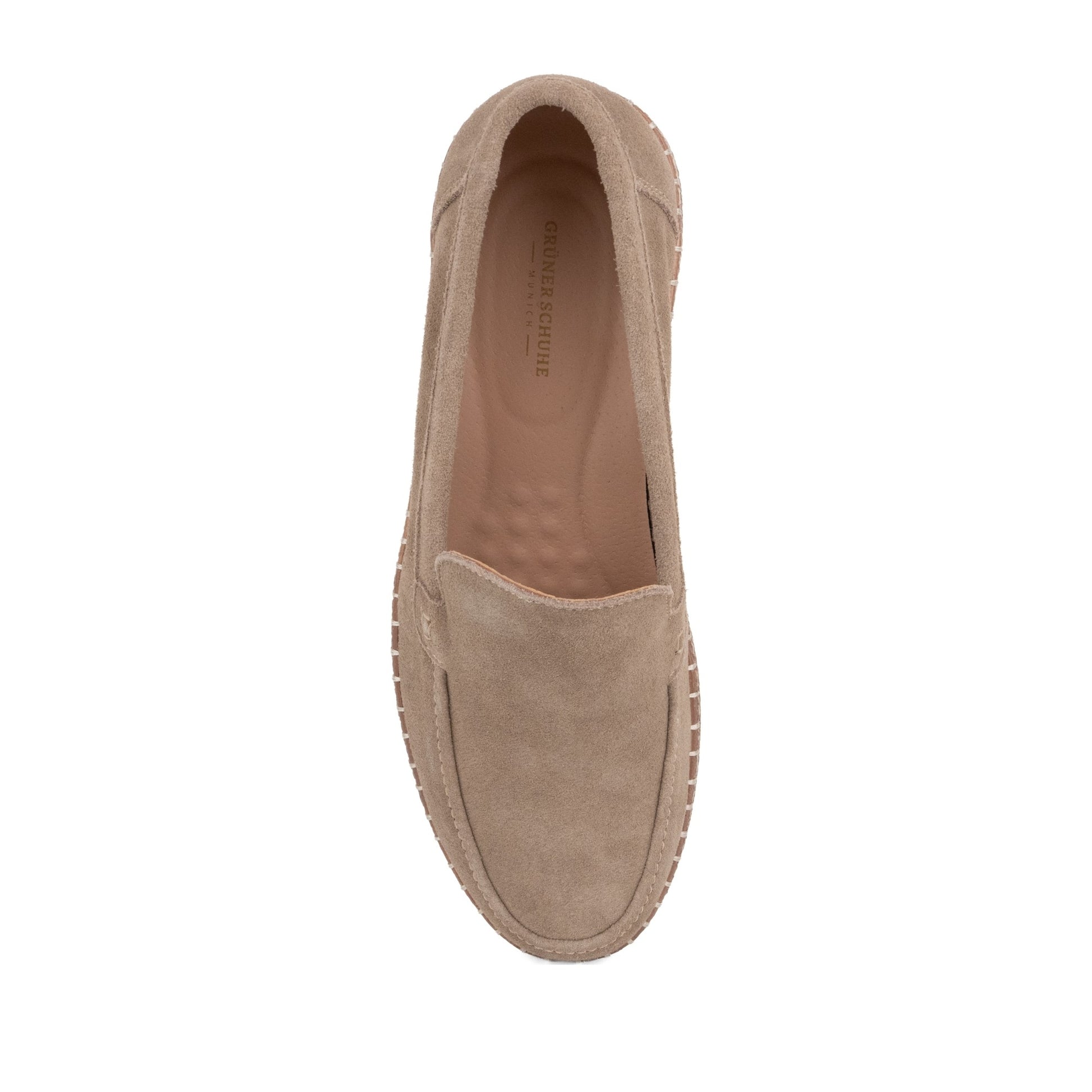 Men's Beige Moccasins