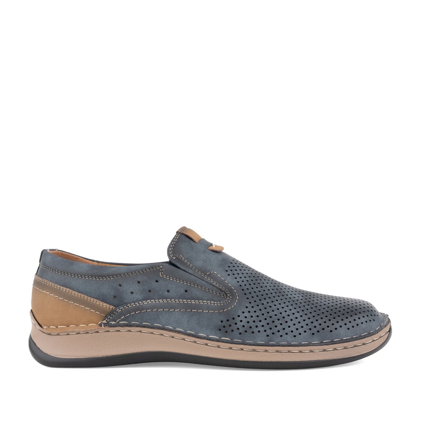 Men's Blue Wedge Fashion Sneakers