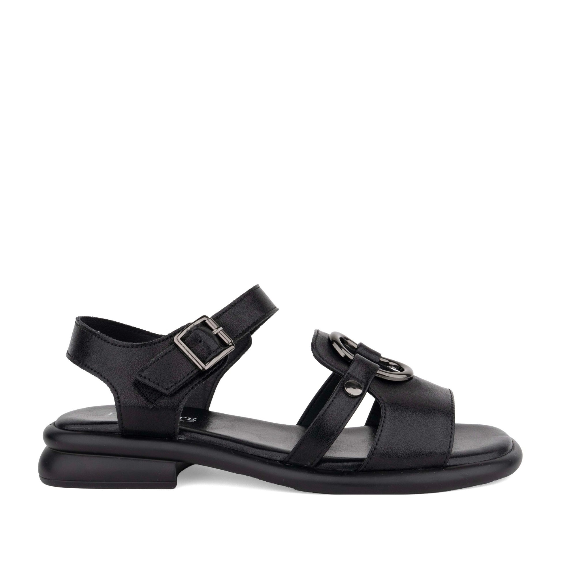 Women's Black Open-Toe Sandals