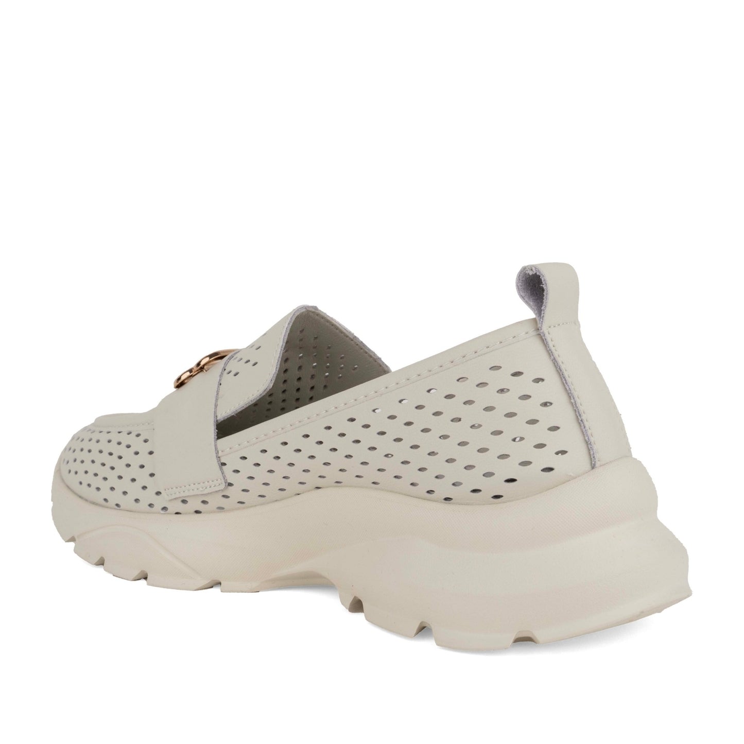 Women's Beige Wedge Fashion Sneakers