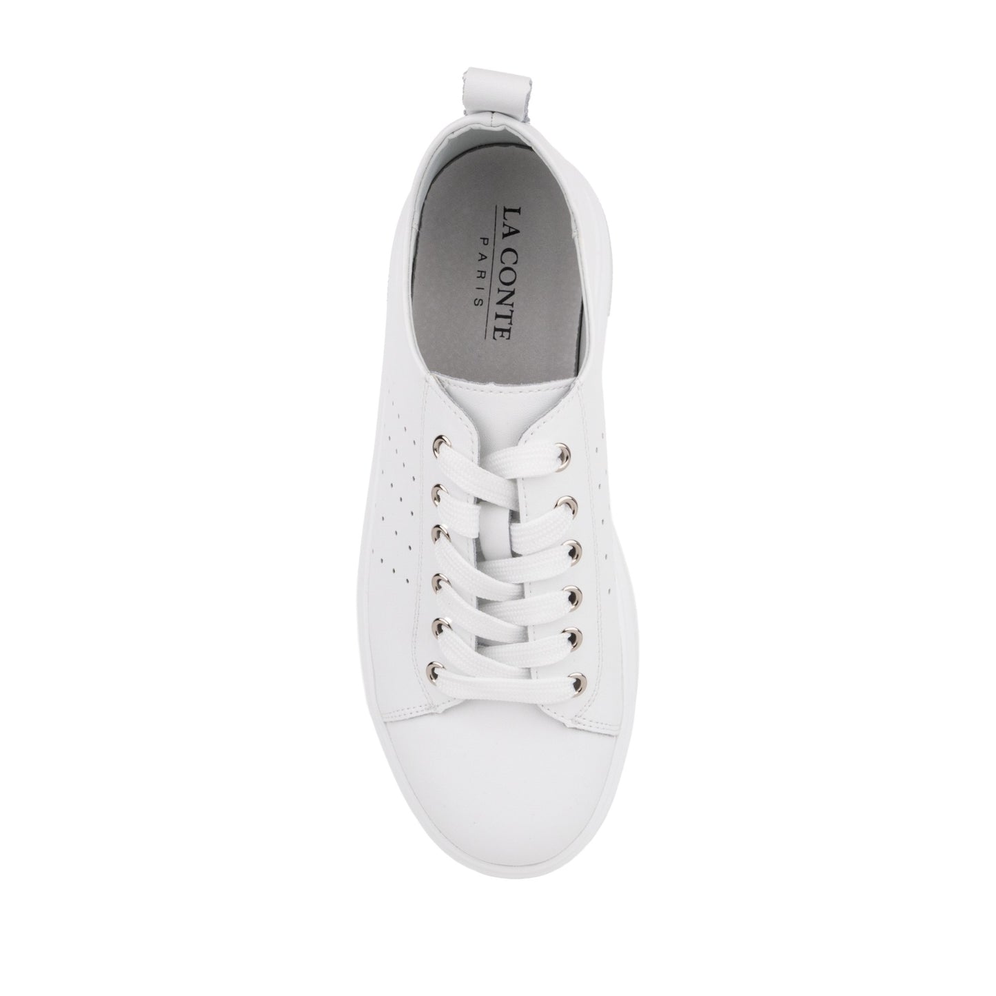 Women's White Wedge Fashion Sneakers