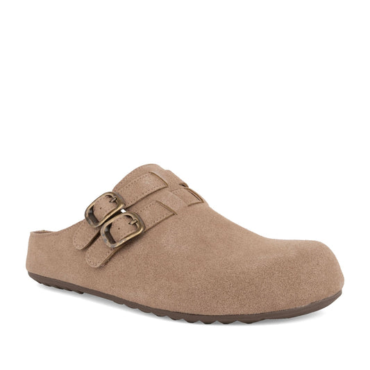 Women's Beige Mule Slippers