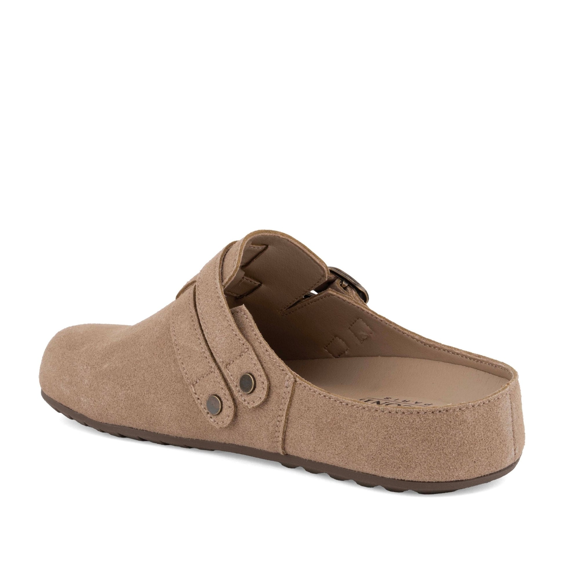 Women's Beige Mule Slippers