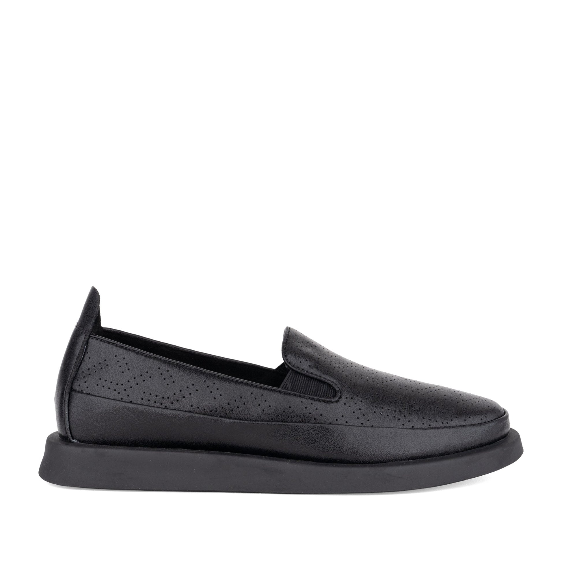 Women's Black Wedge Fashion Sneakers