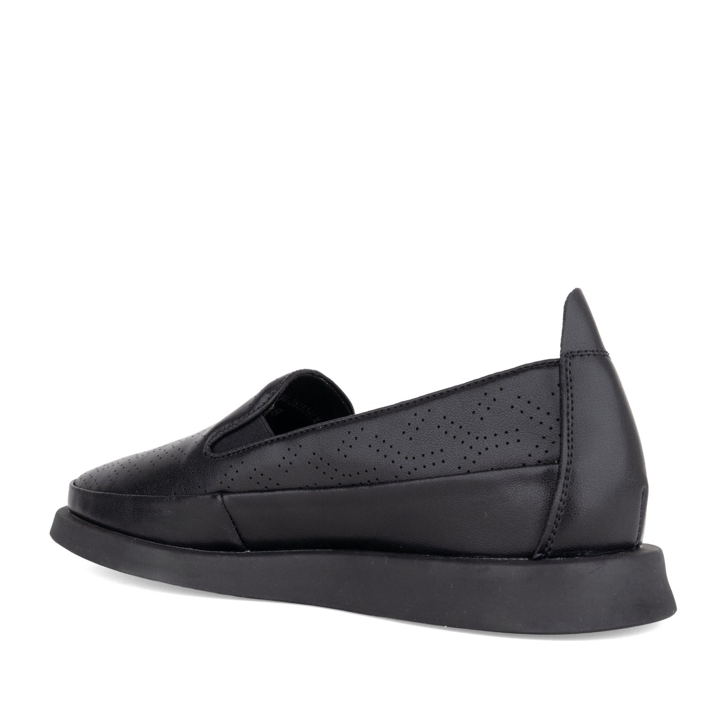Women's Black Wedge Fashion Sneakers