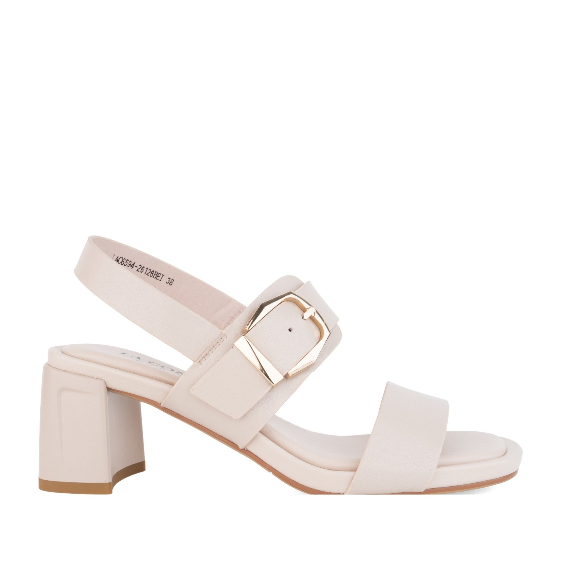 Women's Beige Dress Open-Toe Sandals