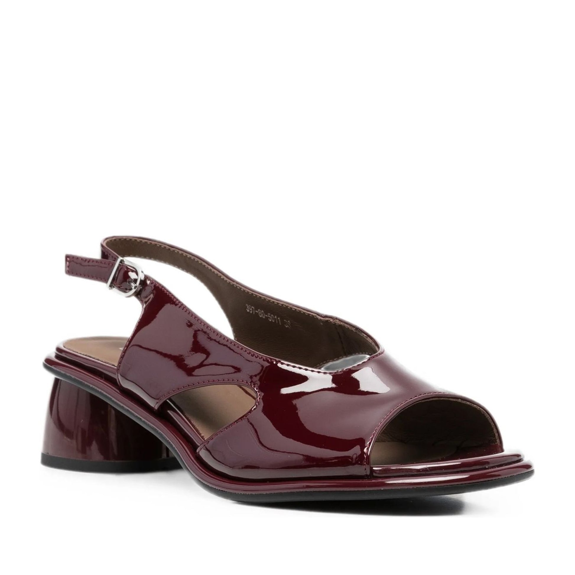 Women's Red Dress Open-Toe Sandals