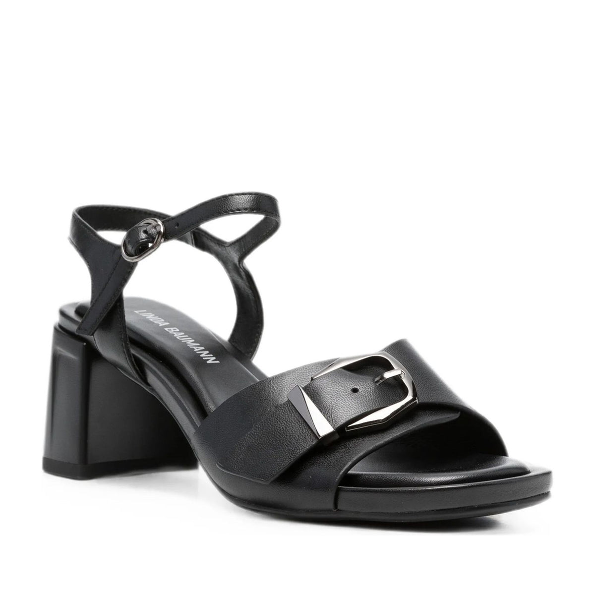 Women's Black Dress Open-Toe Sandals
