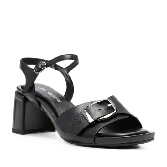 Women's Black Dress Open-Toe Sandals