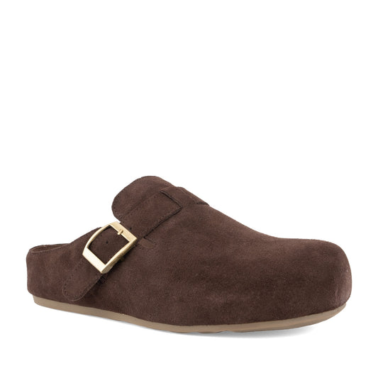 Women's Brown Mule Slippers