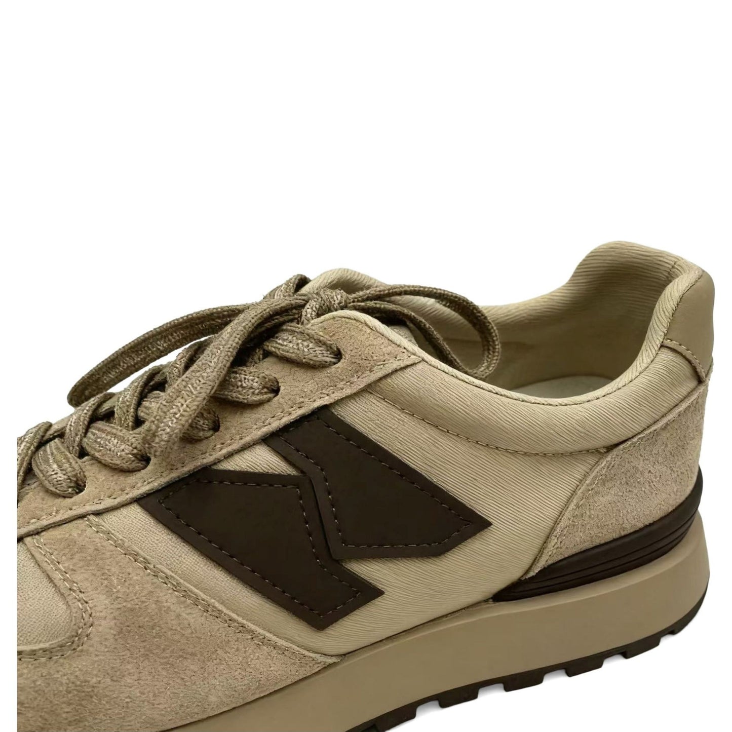 Women's Beige Wedge Fashion Sneakers