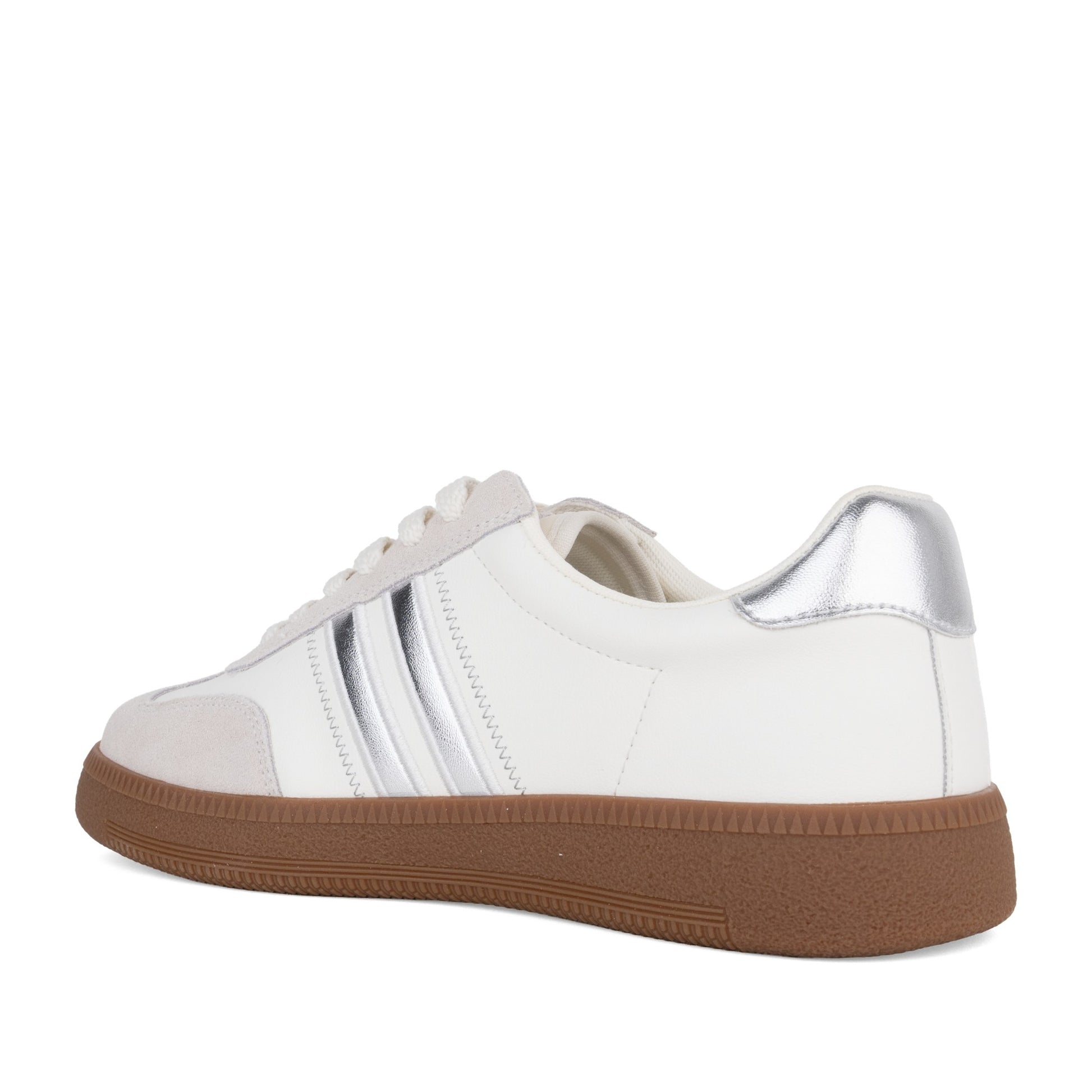 Women's White Wedge Fashion Sneakers