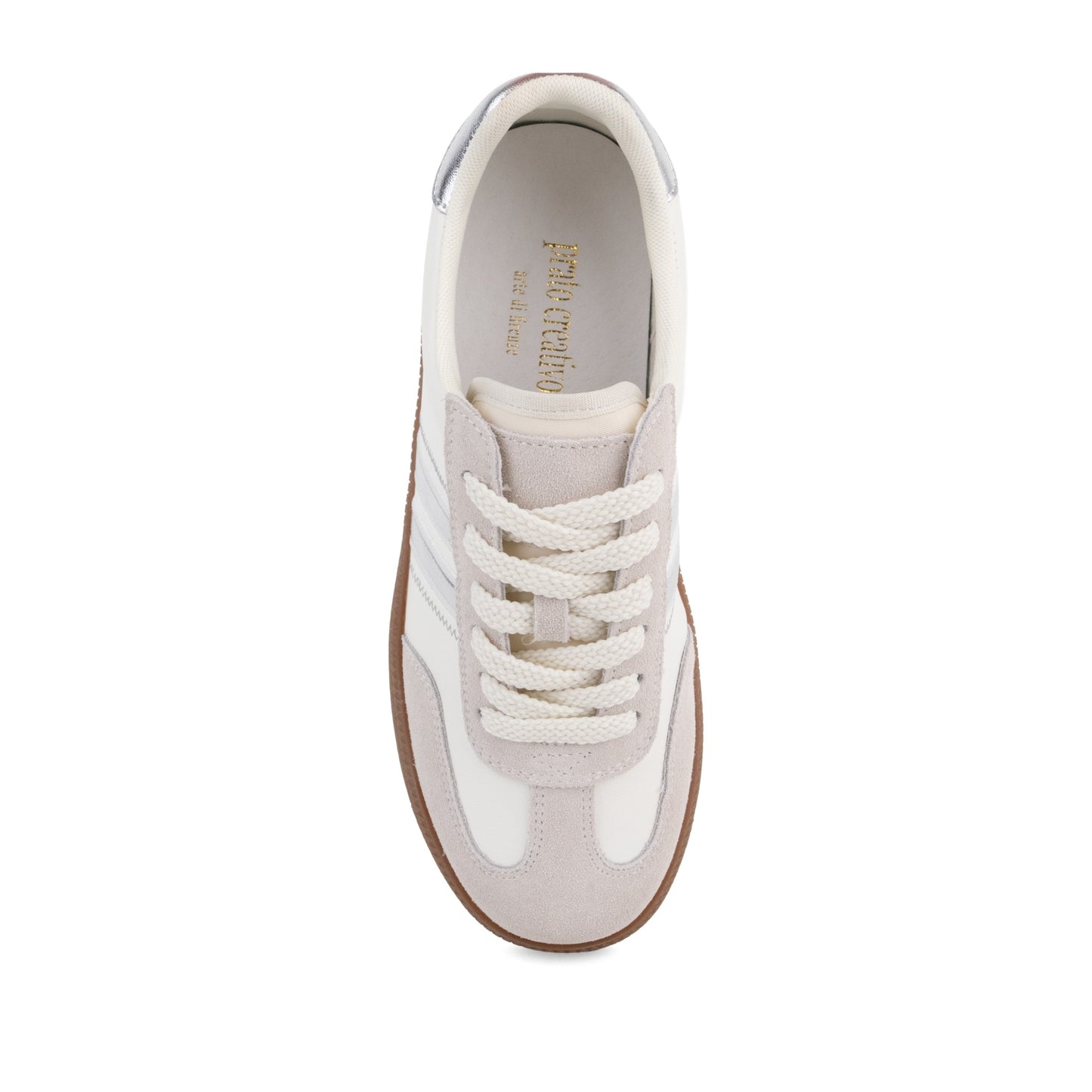 Women's White Wedge Fashion Sneakers