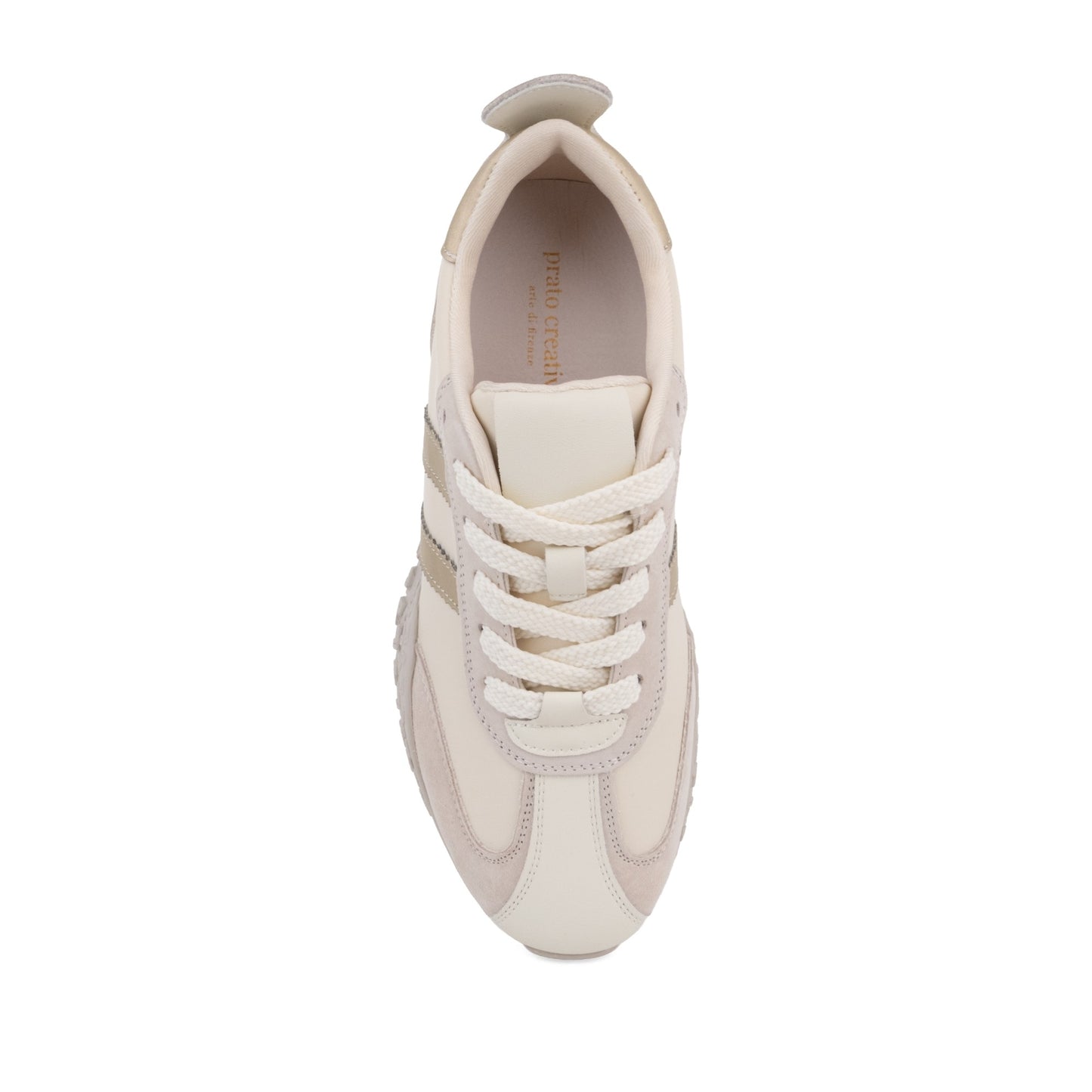 Women's Beige Wedge Fashion Sneakers